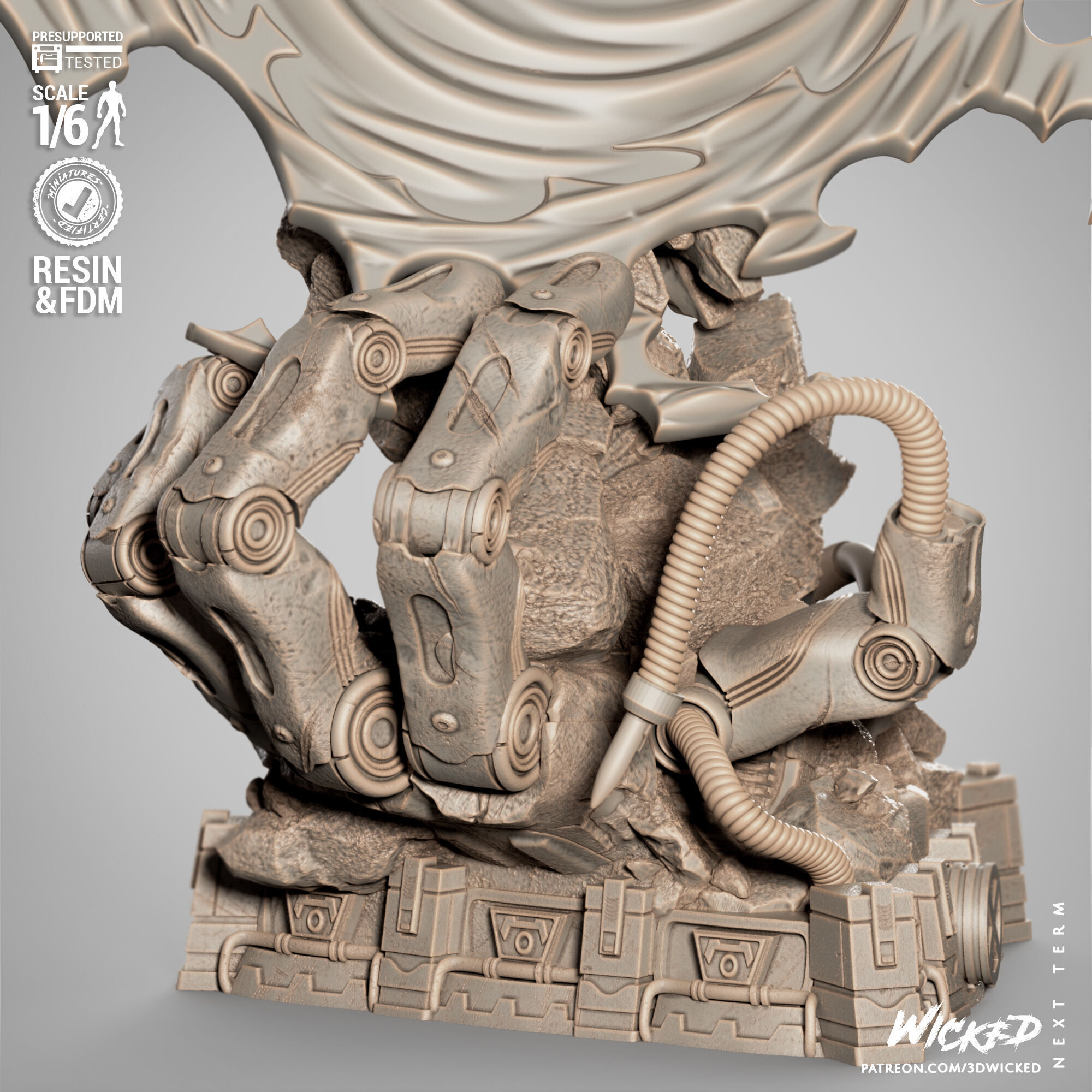 Wicked Marvel Blink Sculpture 3D print model_8