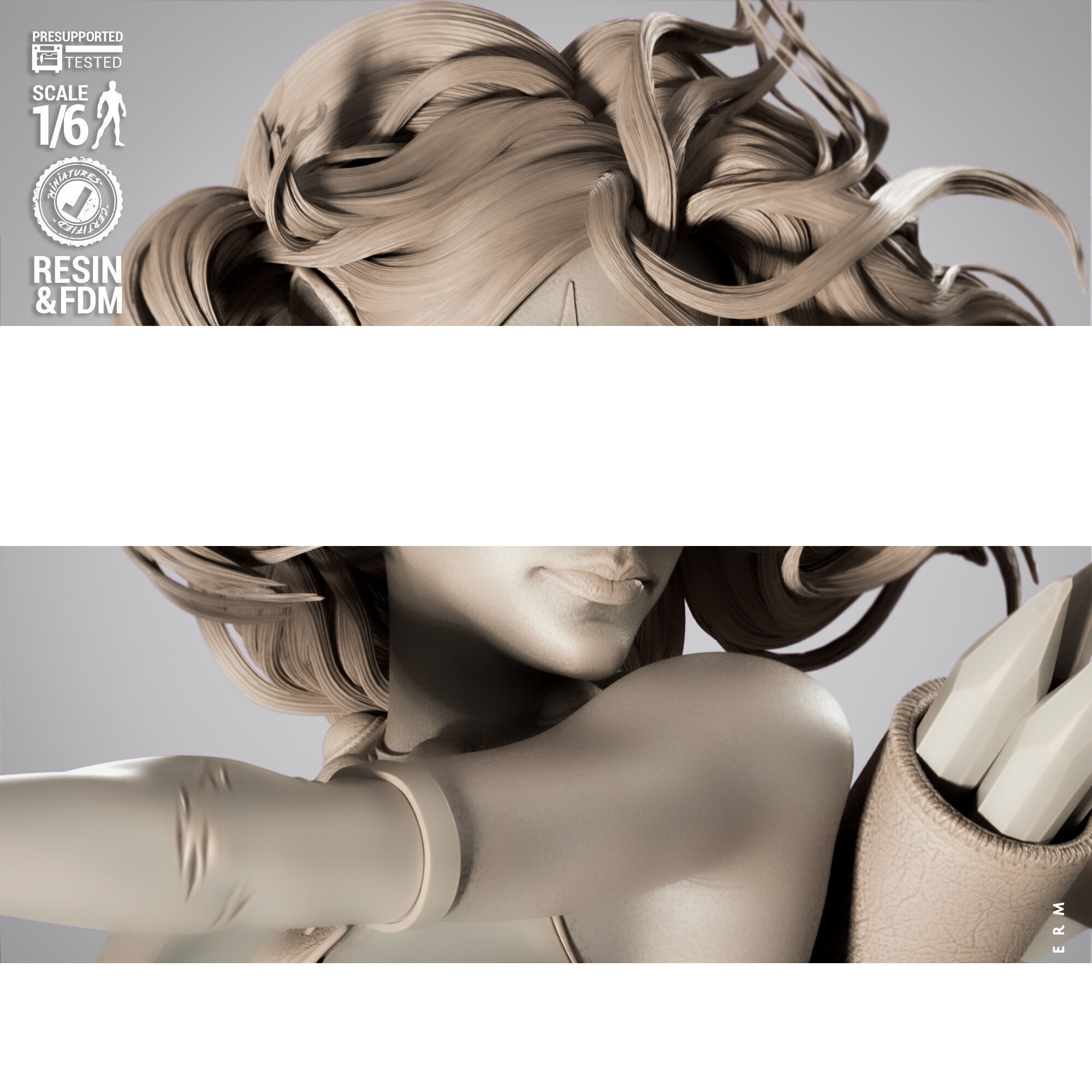 Wicked Marvel Blink Sculpture 3D print model_43