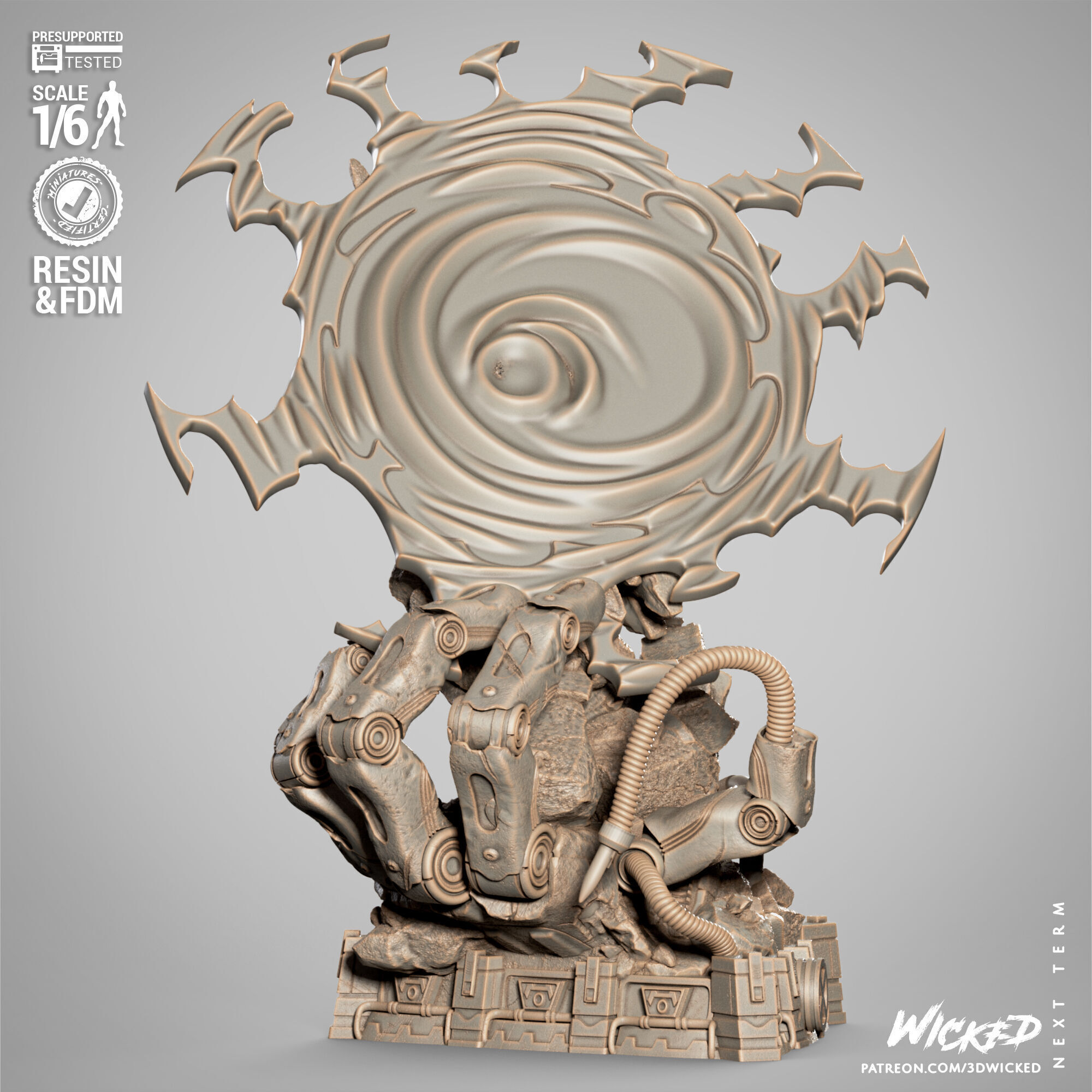 Wicked Marvel Blink Sculpture 3D print model_33