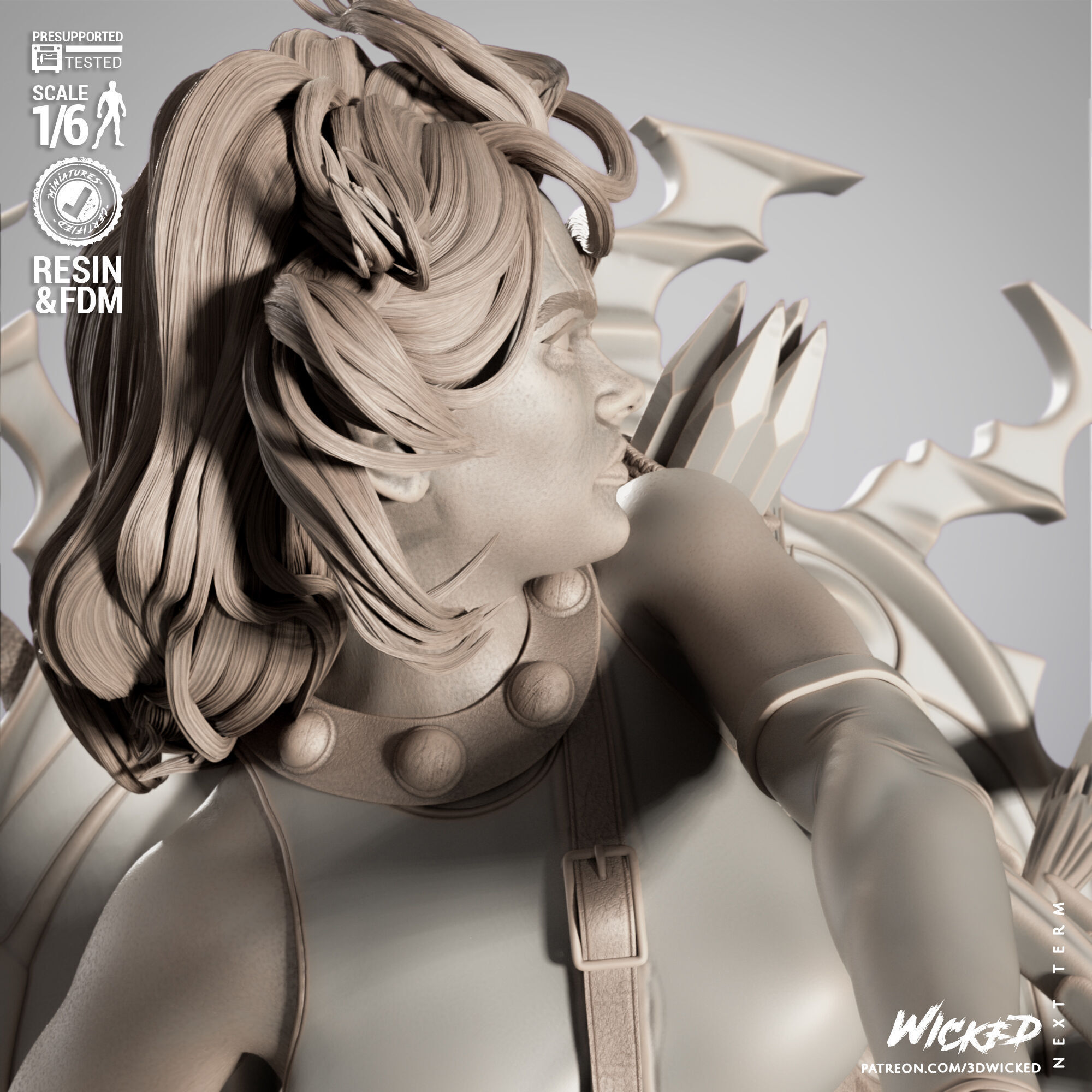 Wicked Marvel Blink Sculpture 3D print model_10