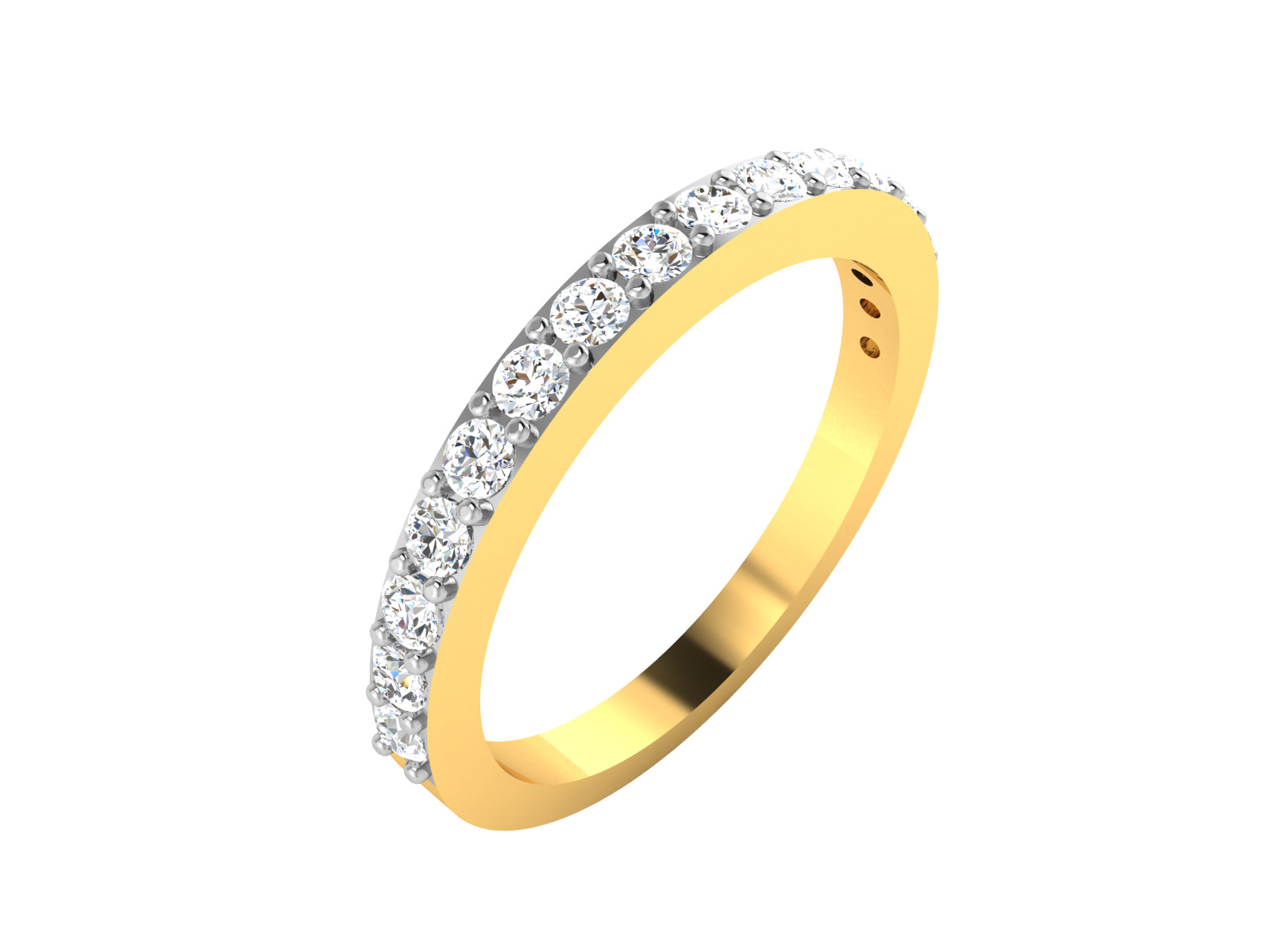 Women Ring Render 3dm STL OBJ FBX Details 3D print model_3