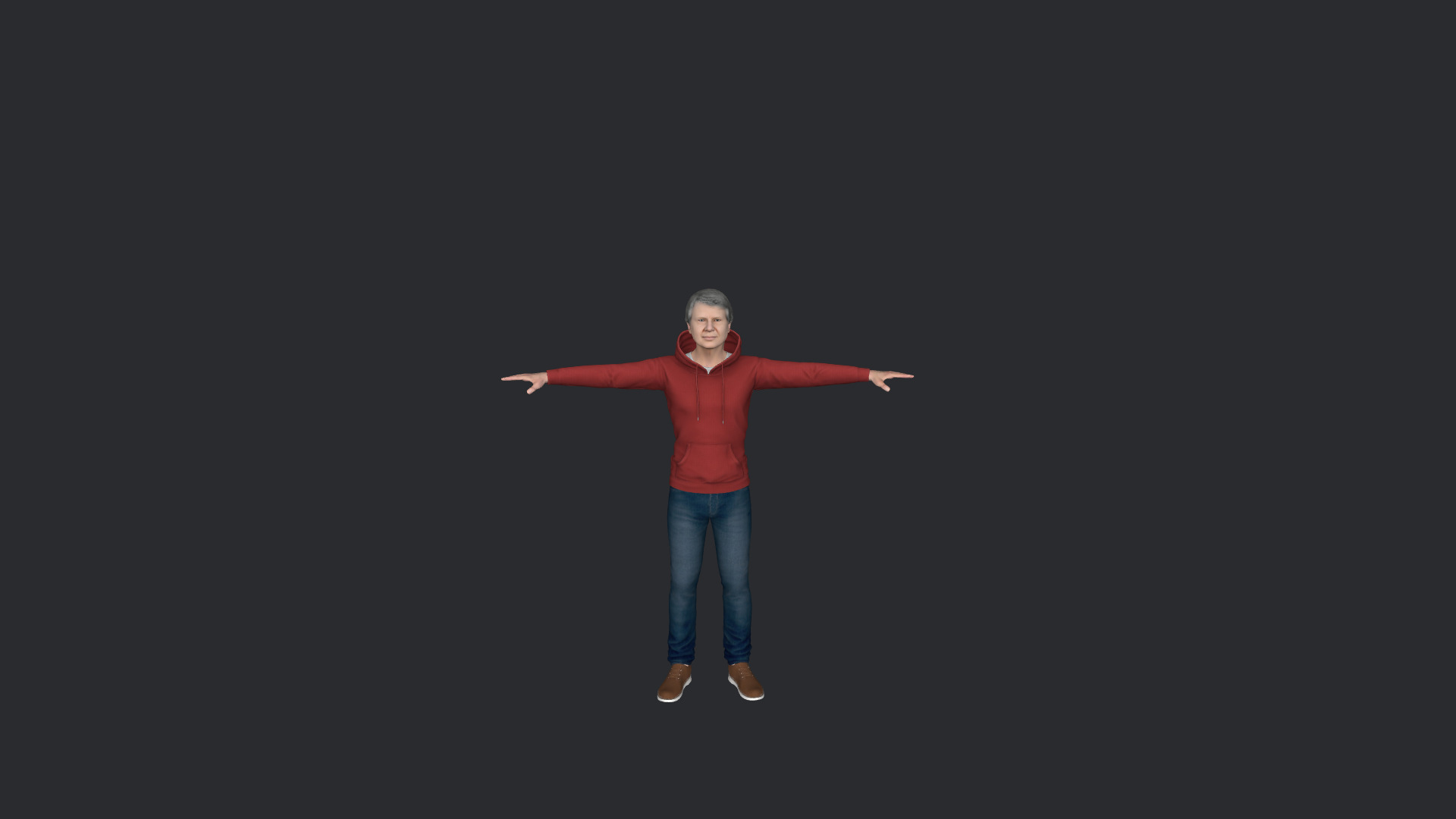 Jimmy Carter Hyper Realistic Full Body Fully Rigged 3D Character 3D model_9