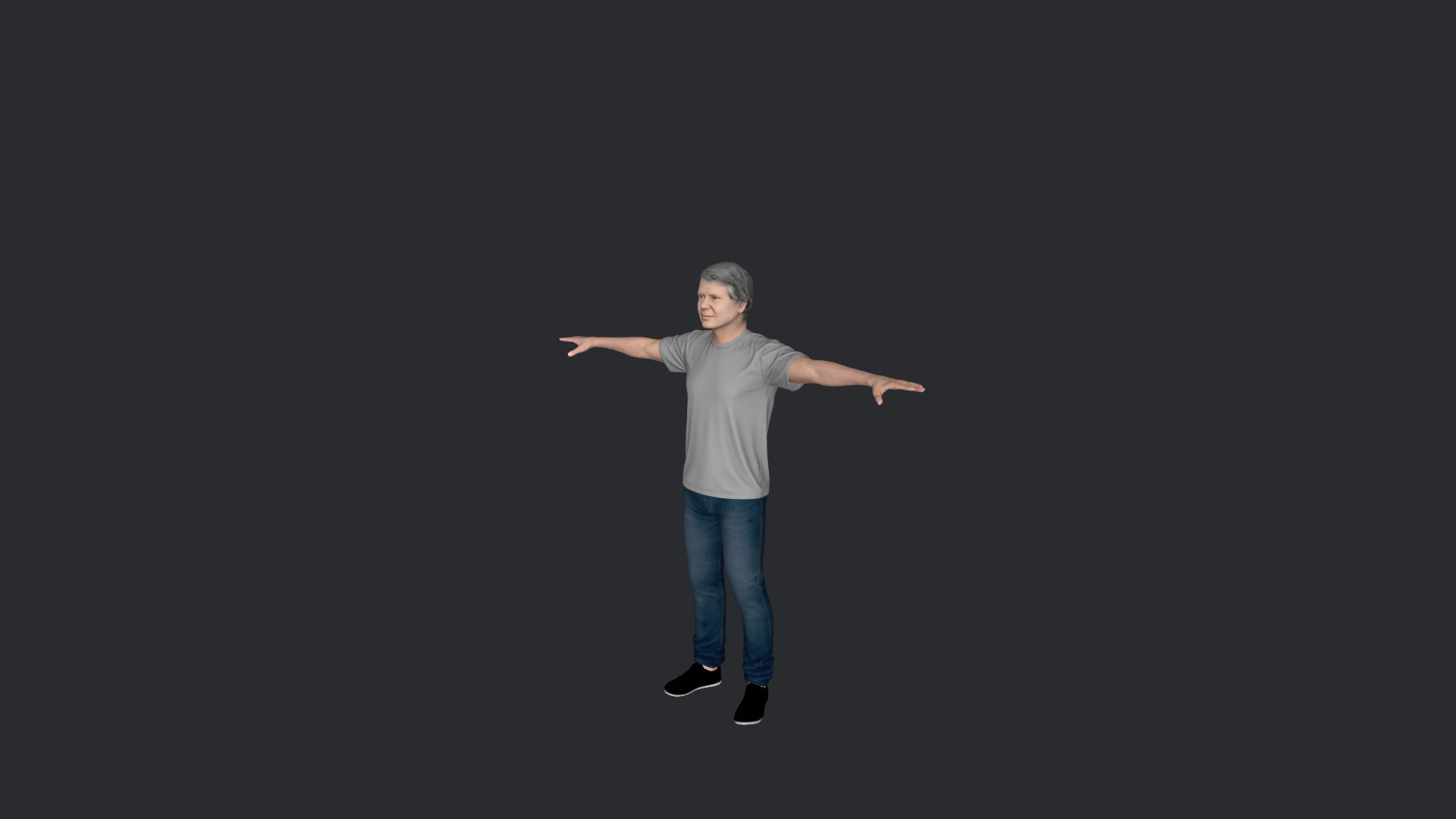 Jimmy Carter Hyper Realistic Full Body Fully Rigged 3D Character 3D model_16