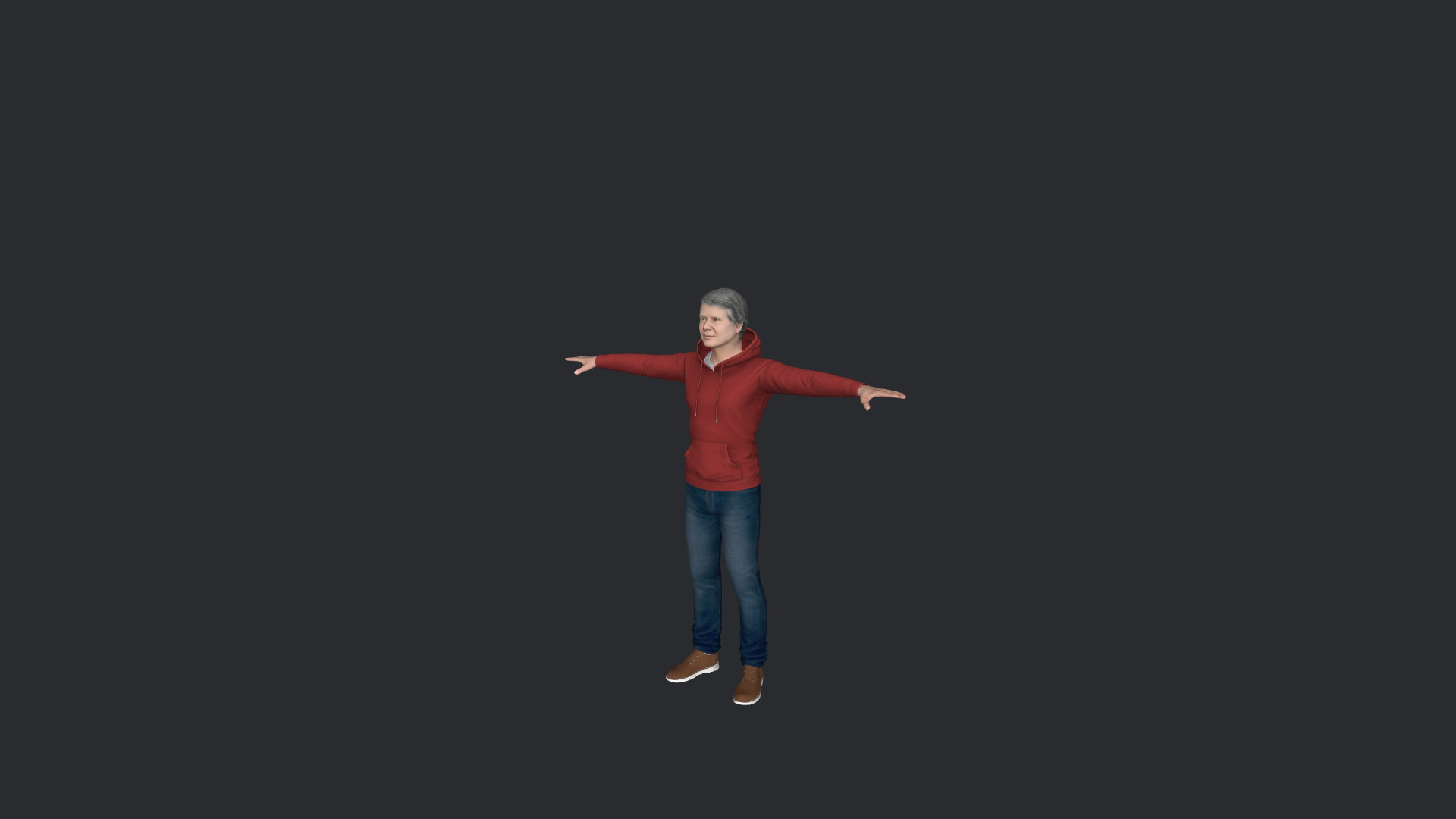 Jimmy Carter Hyper Realistic Full Body Fully Rigged 3D Character 3D model_10