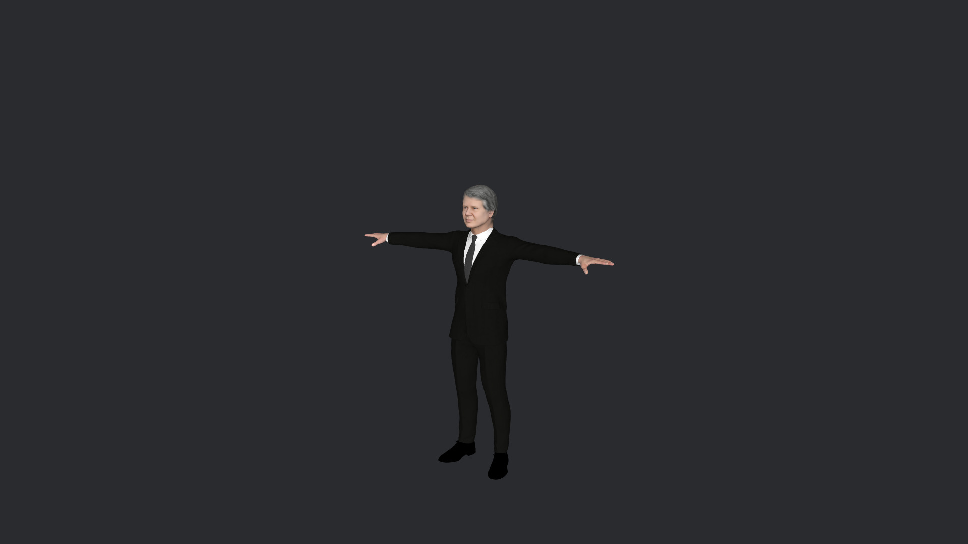 Jimmy Carter Hyper Realistic Full Body Fully Rigged 3D Character 3D model_18