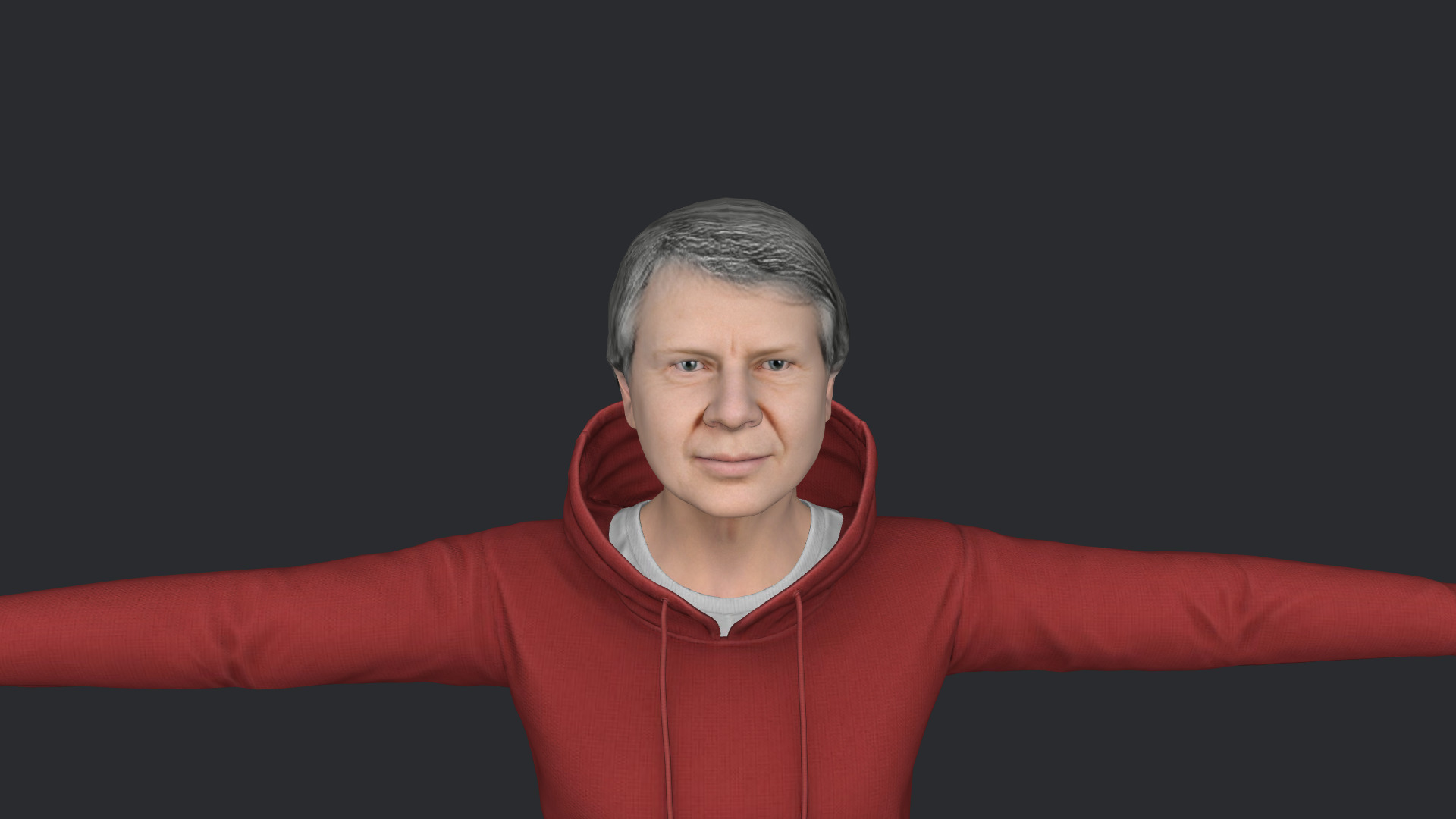 Jimmy Carter Hyper Realistic Full Body Fully Rigged 3D Character 3D model_7
