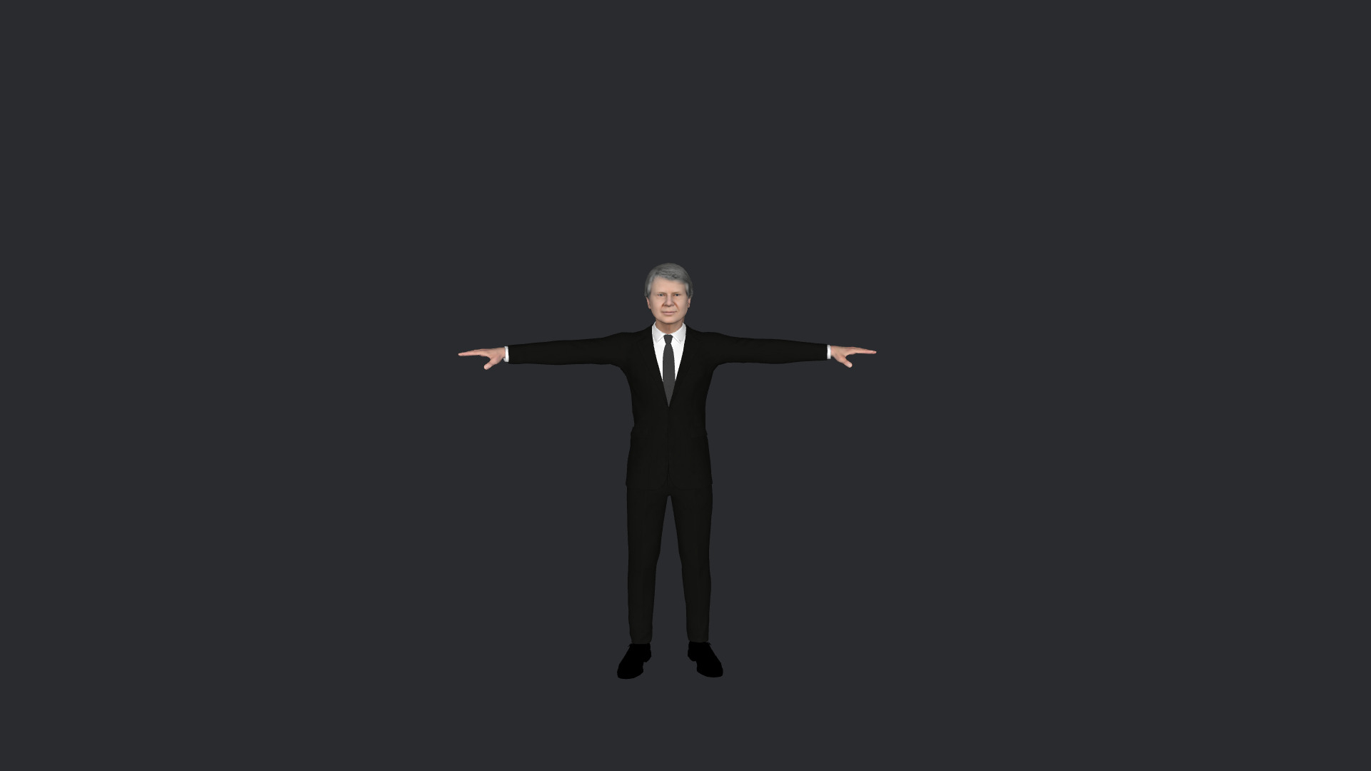 Jimmy Carter Hyper Realistic Full Body Fully Rigged 3D Character 3D model_12