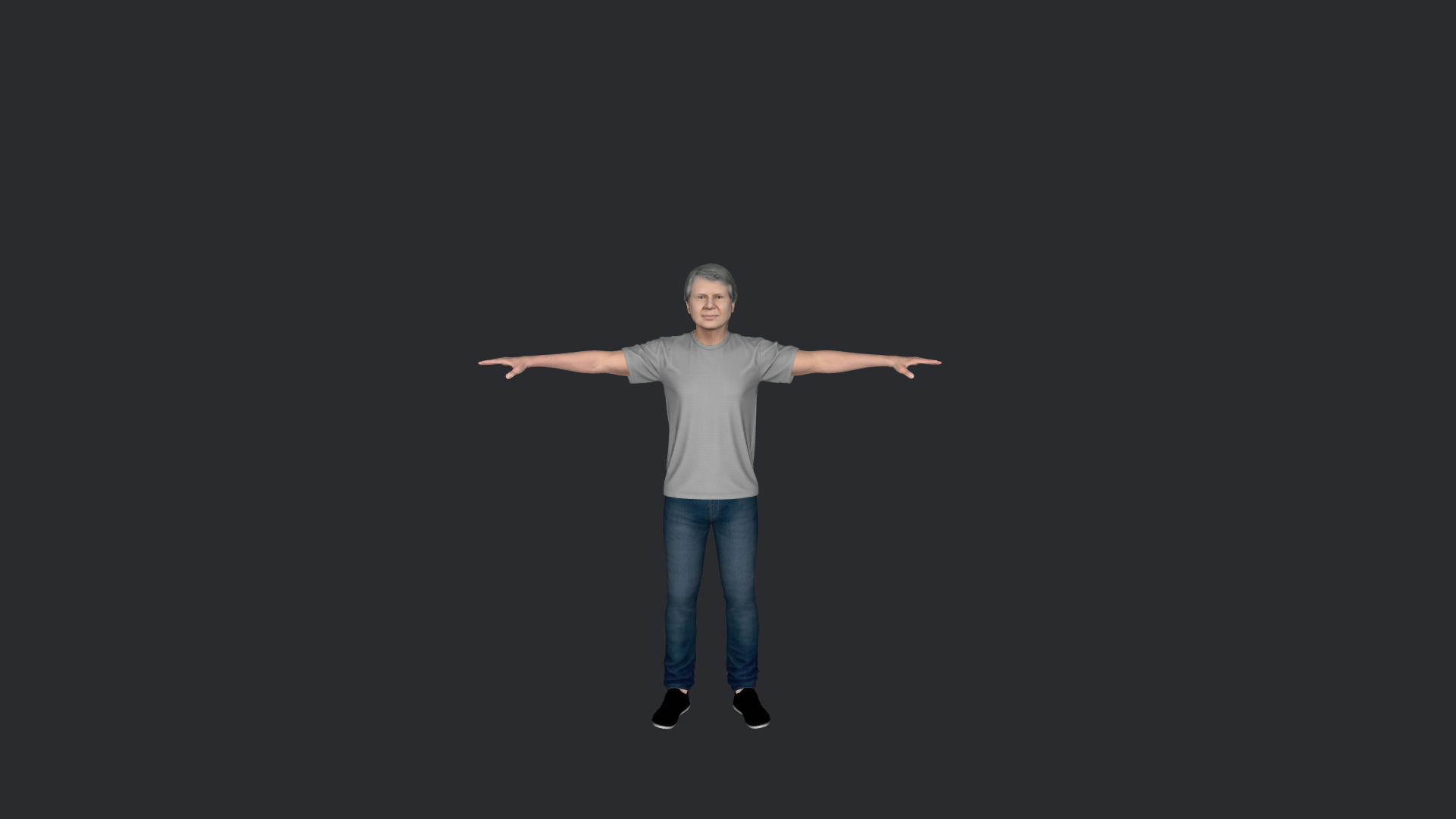 Jimmy Carter Hyper Realistic Full Body Fully Rigged 3D Character 3D model_15