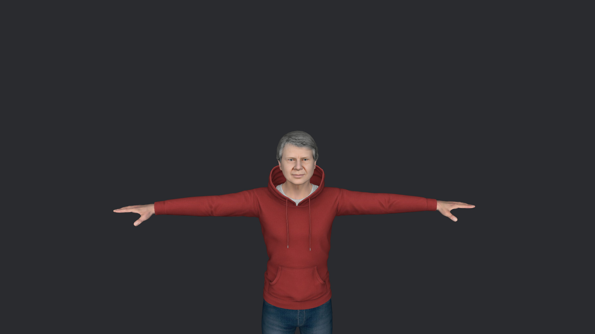 Jimmy Carter Hyper Realistic Full Body Fully Rigged 3D Character 3D model_8