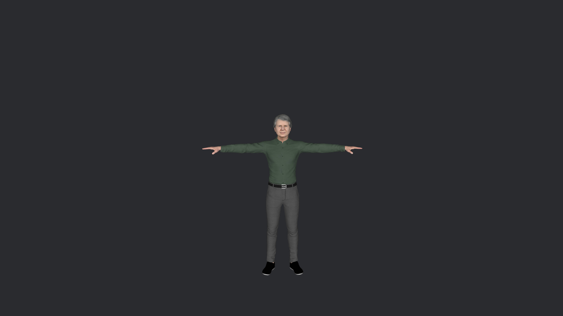Jimmy Carter Hyper Realistic Full Body Fully Rigged 3D Character 3D model_22