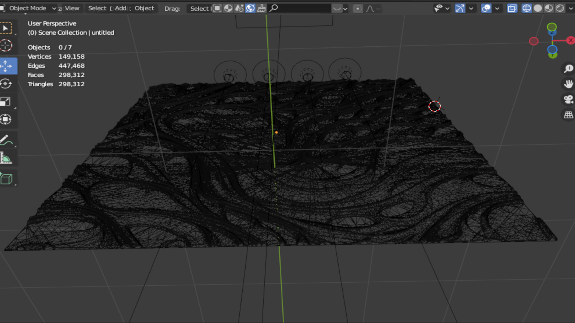 modern panel wall decor set wall relief mural CNC 138  3D model_6