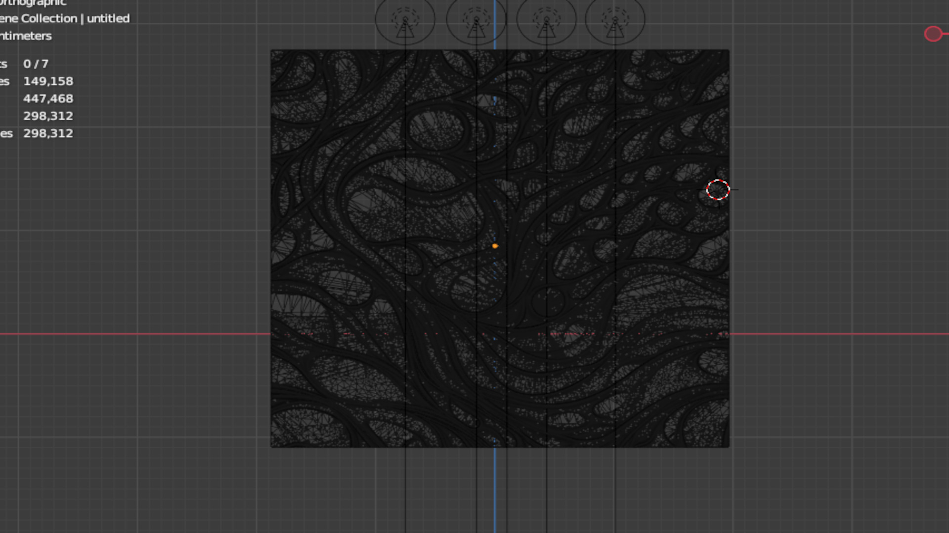 modern panel wall decor set wall relief mural CNC 138  3D model_9