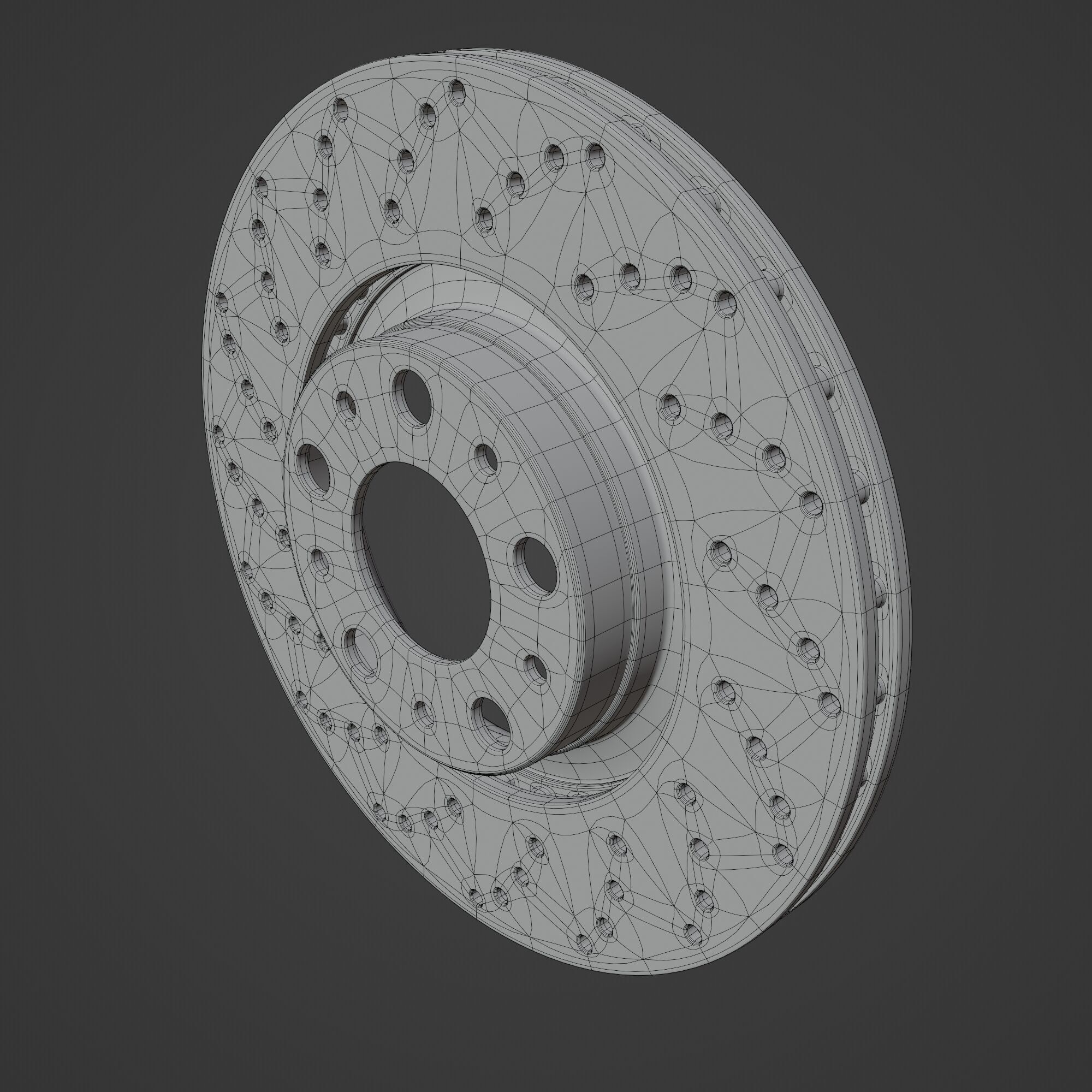 Brake Disk Rotor 3D model_8