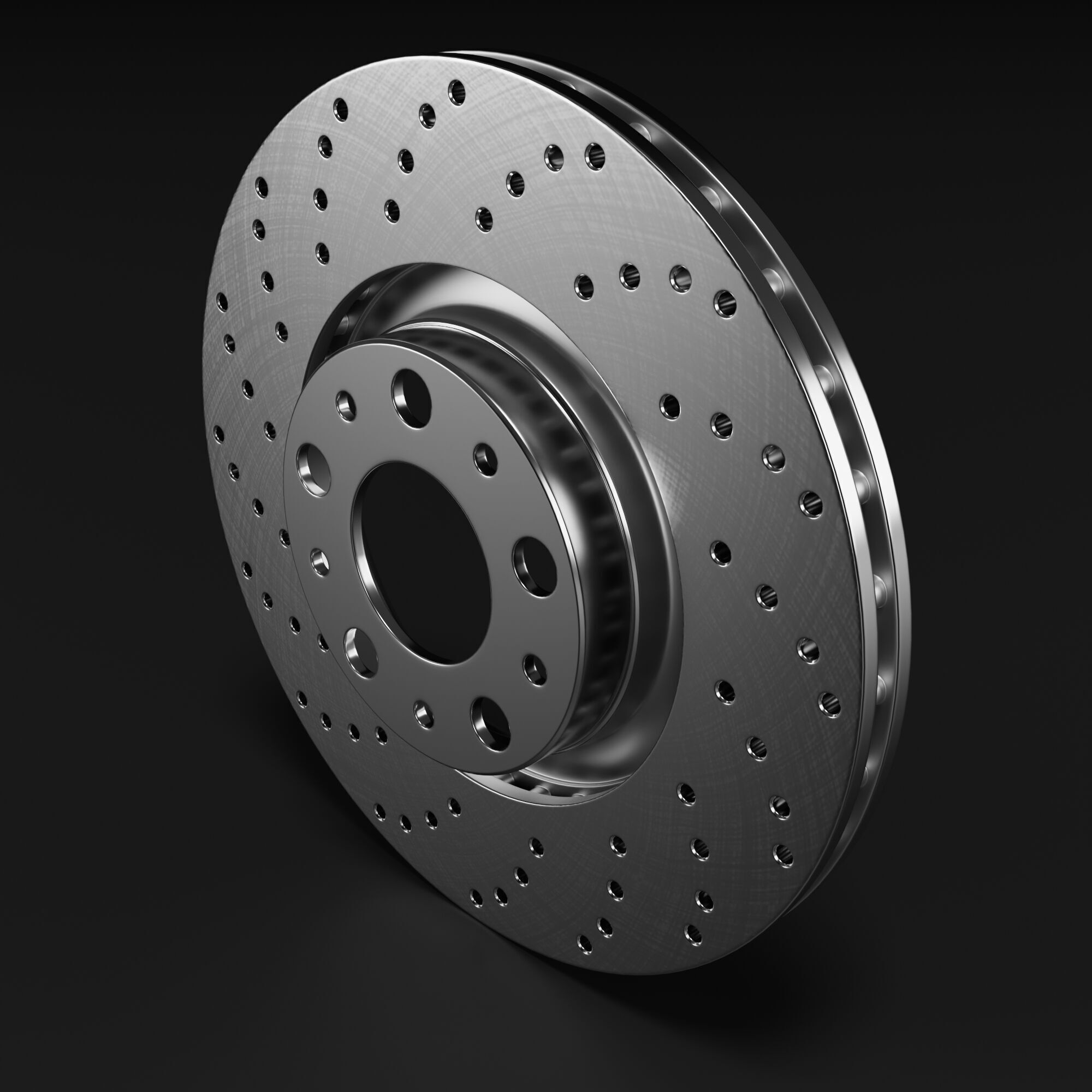 Brake Disk Rotor 3D model_1