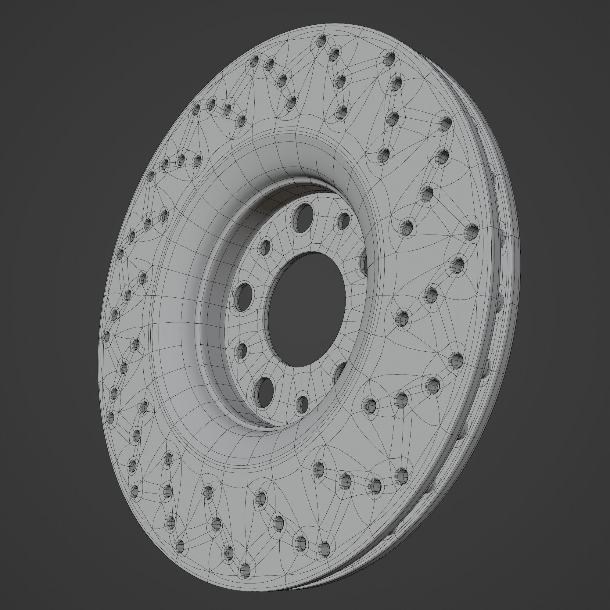 Brake Disk Rotor 3D model_12
