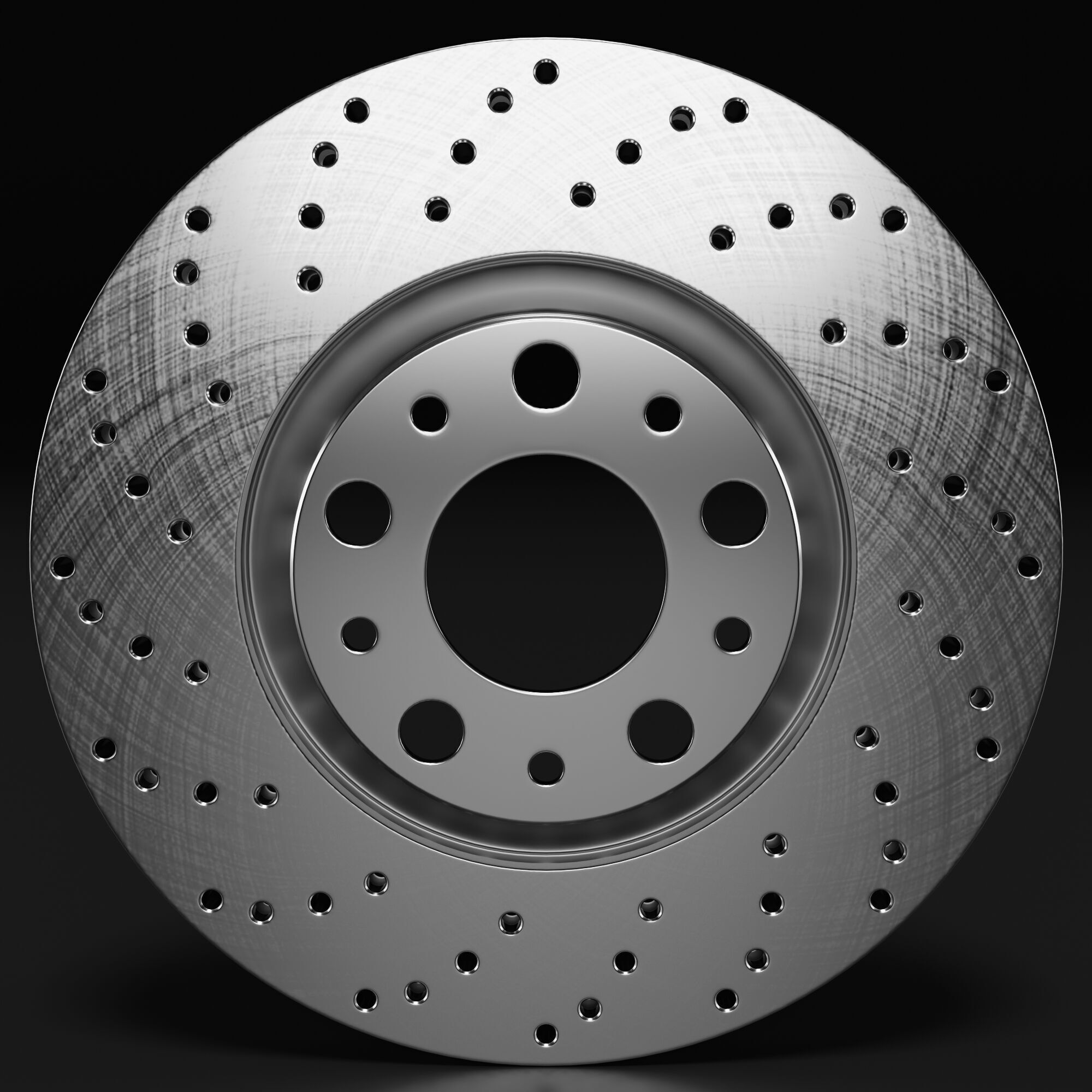 Brake Disk Rotor 3D model_2