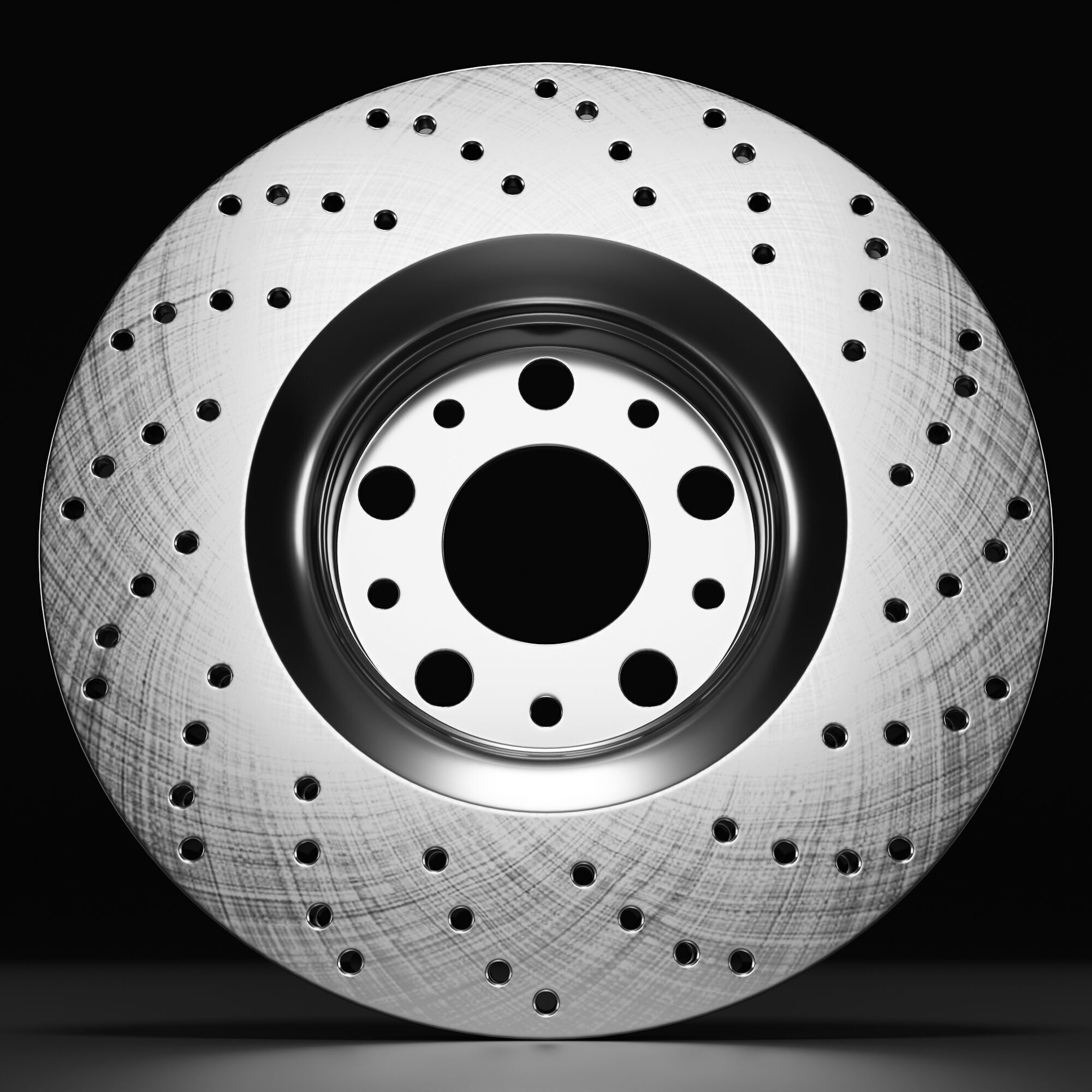 Brake Disk Rotor 3D model_6