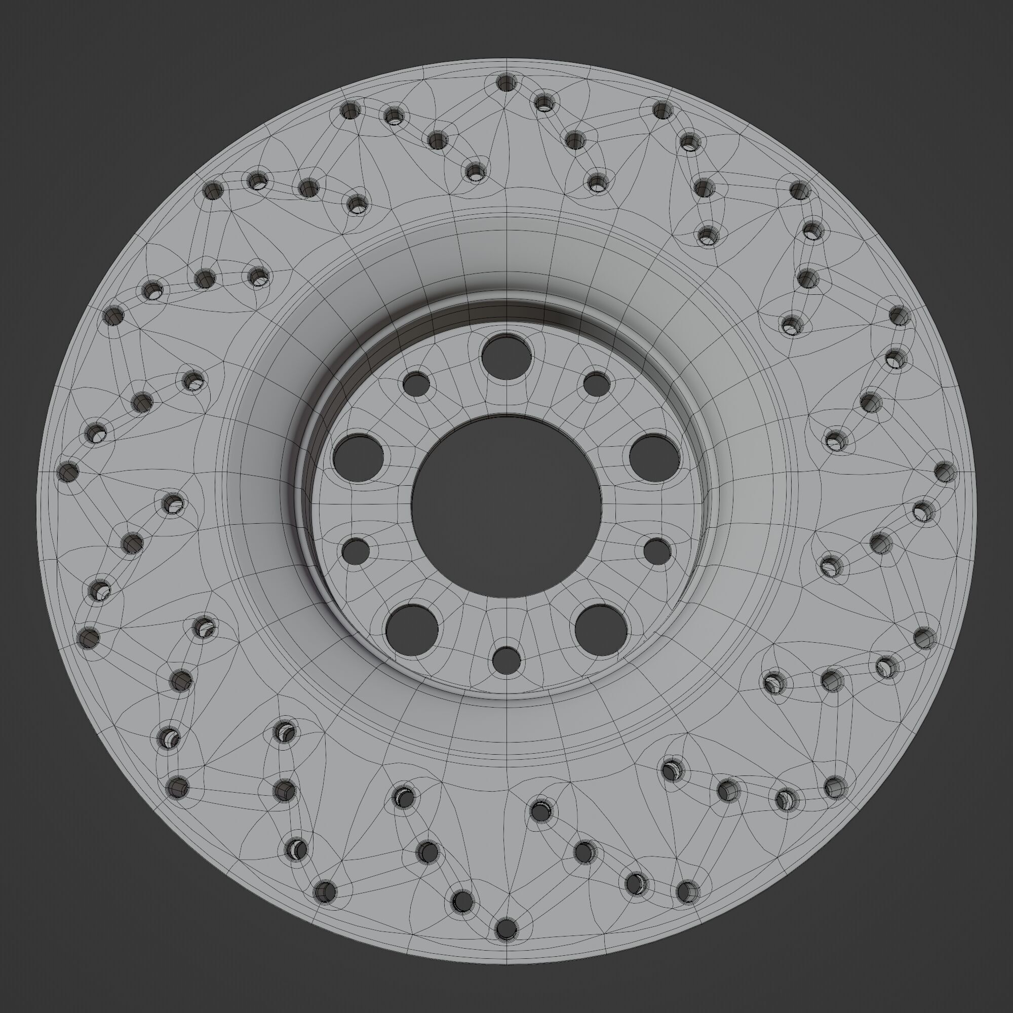 Brake Disk Rotor 3D model_13
