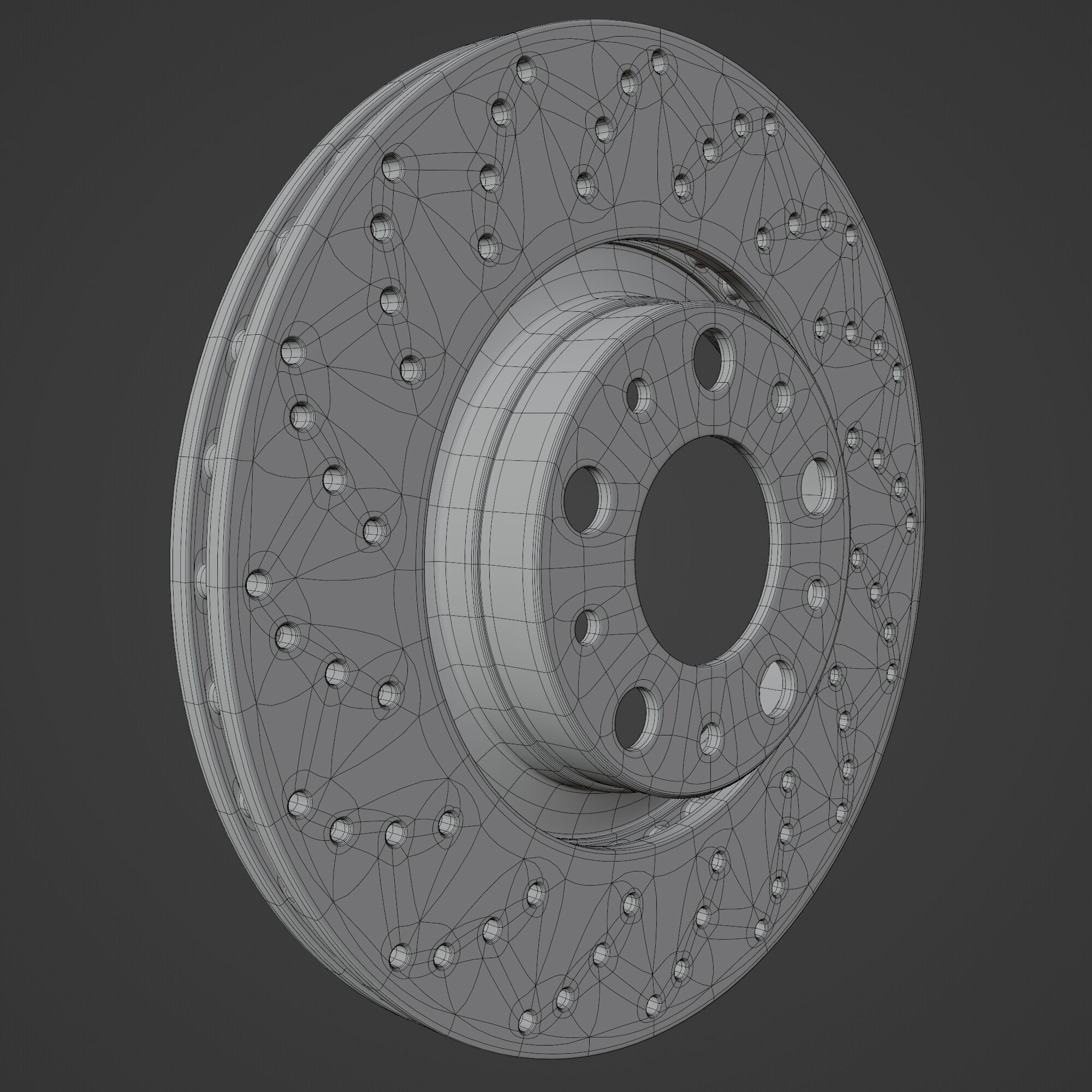 Brake Disk Rotor 3D model_10