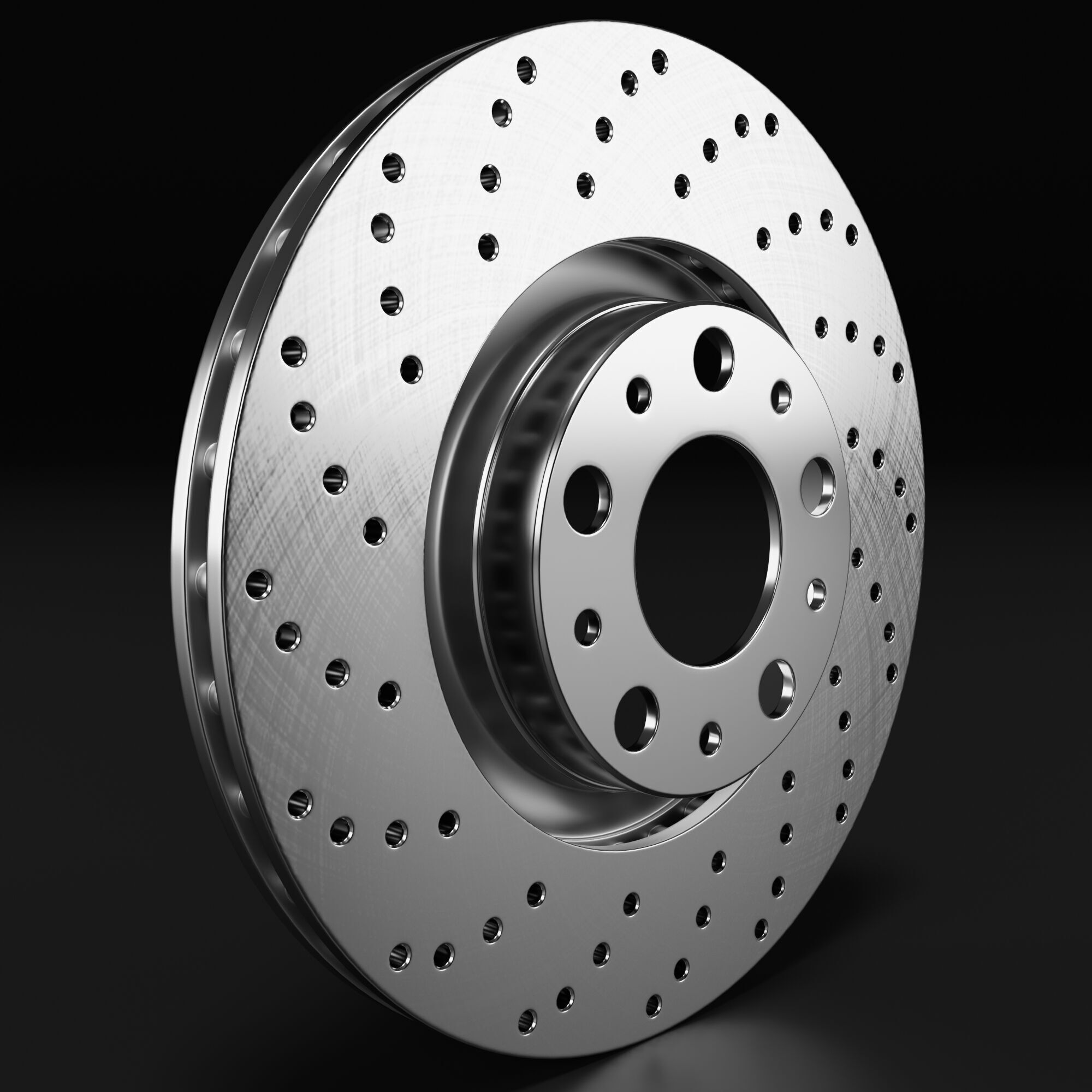 Brake Disk Rotor 3D model_3