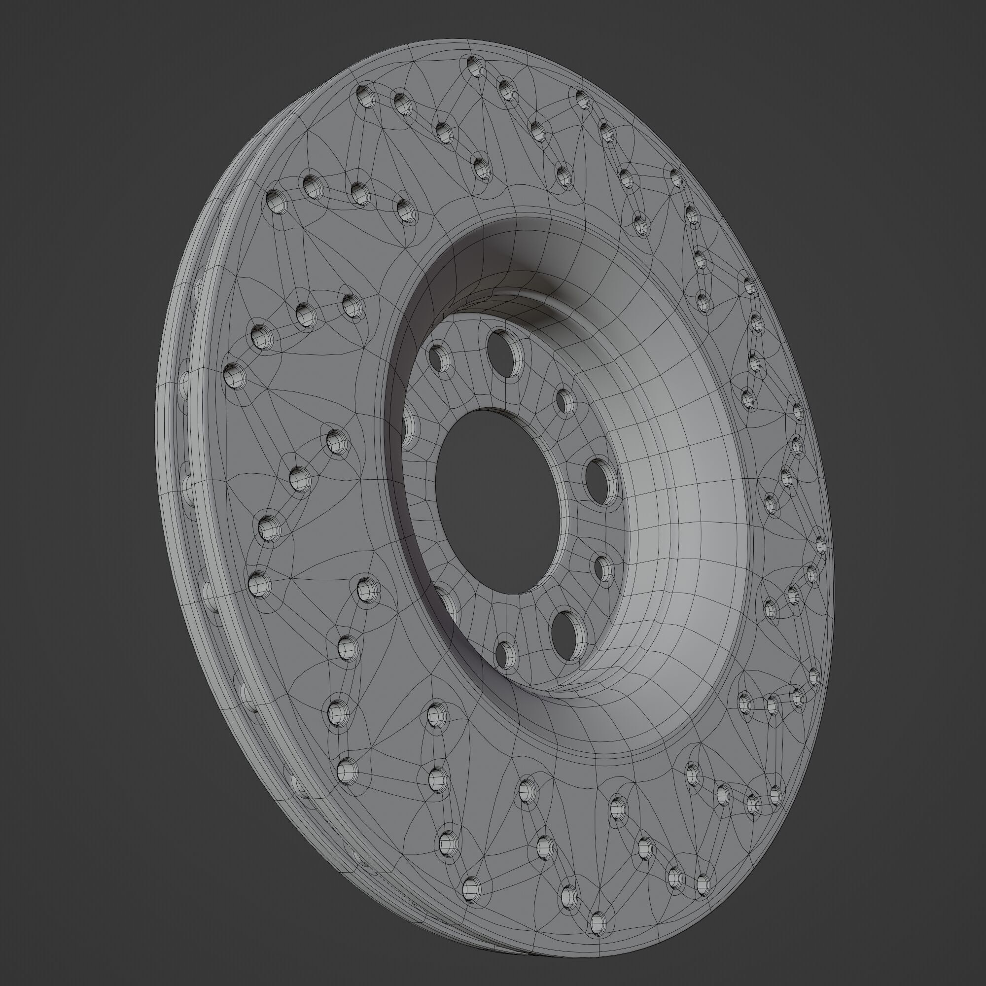 Brake Disk Rotor 3D model_14
