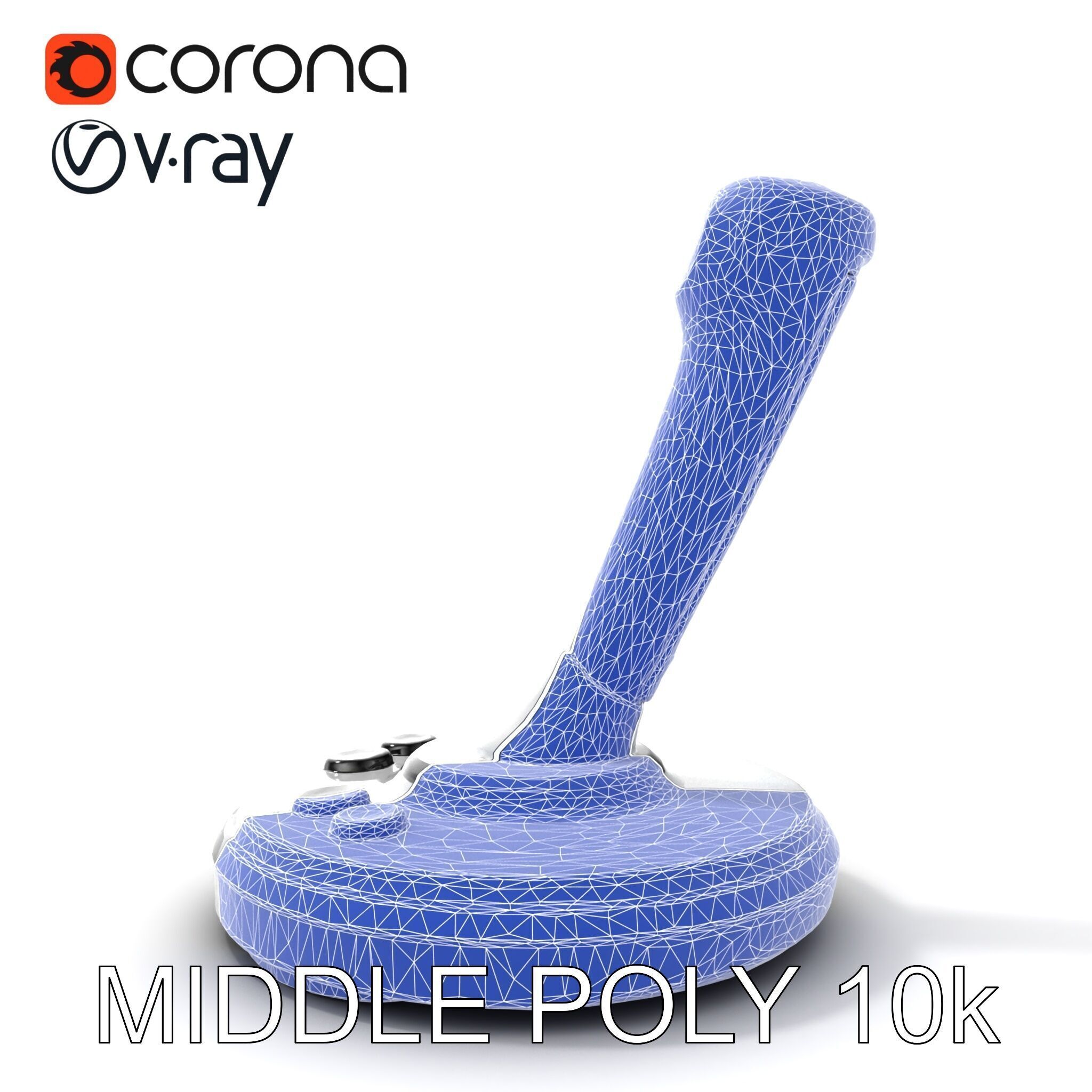 Precision Crane Game Joystick model pack Low-poly 3D model_23