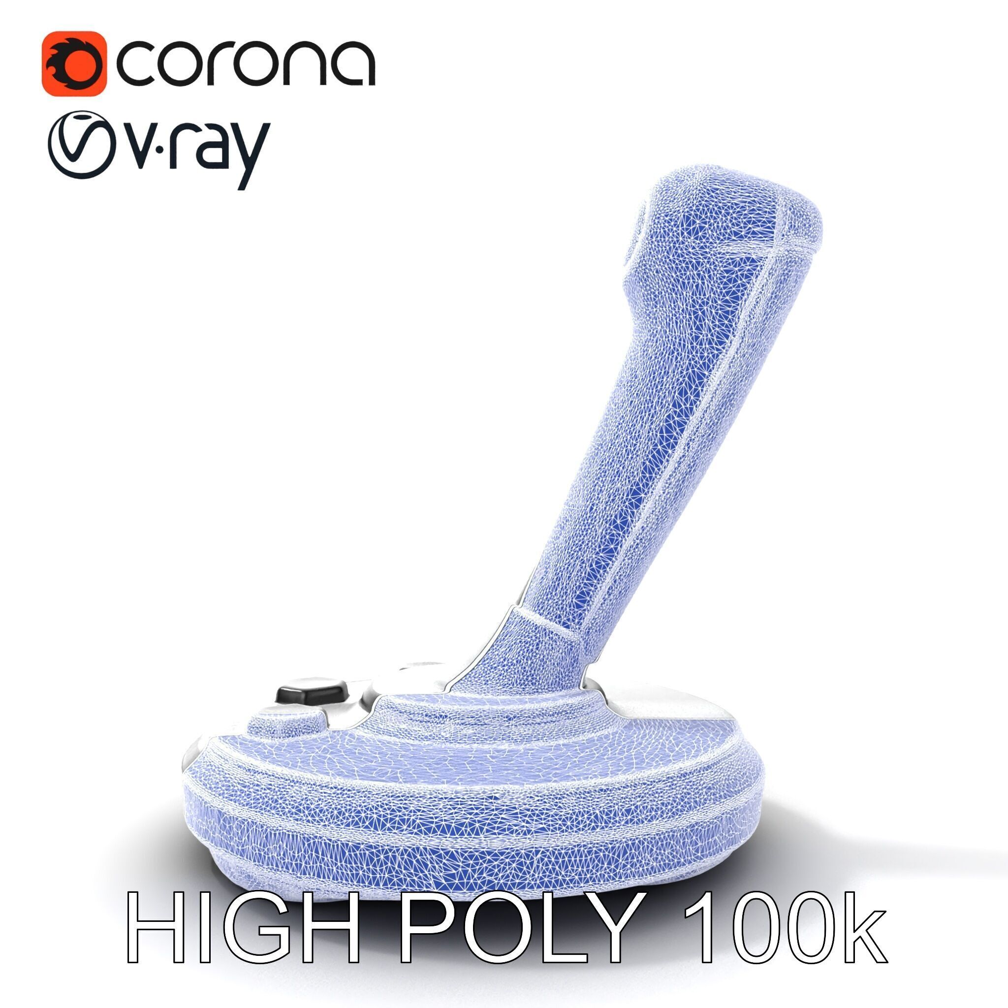 Precision Crane Game Joystick model pack Low-poly 3D model_22