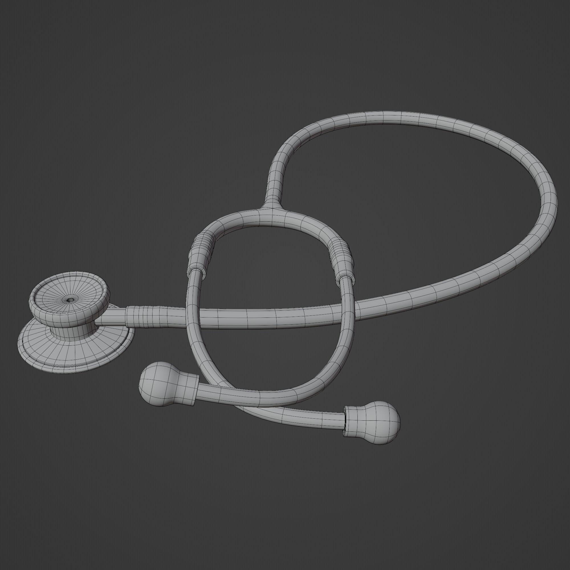 Stethoscope 3D model_14