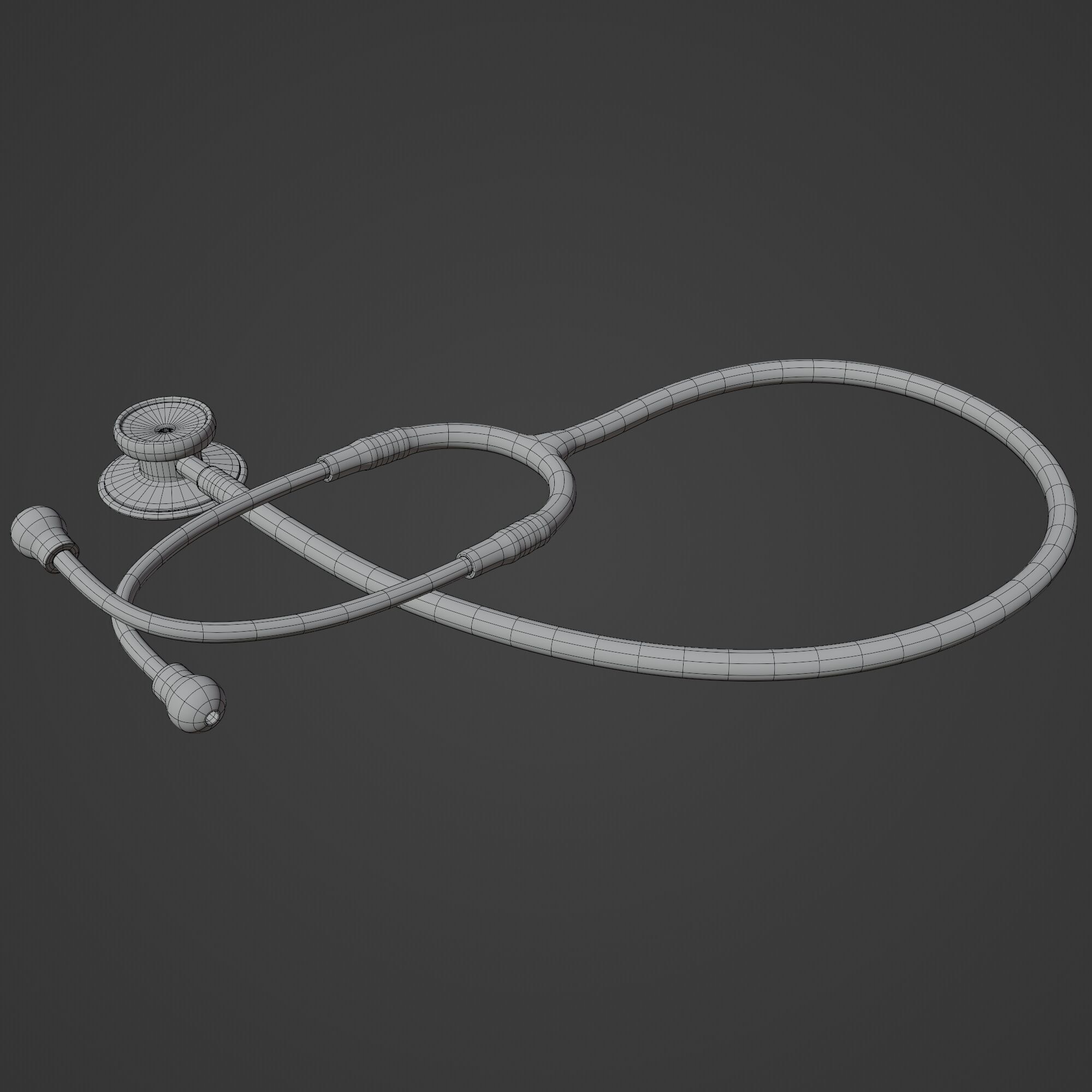 Stethoscope 3D model_13