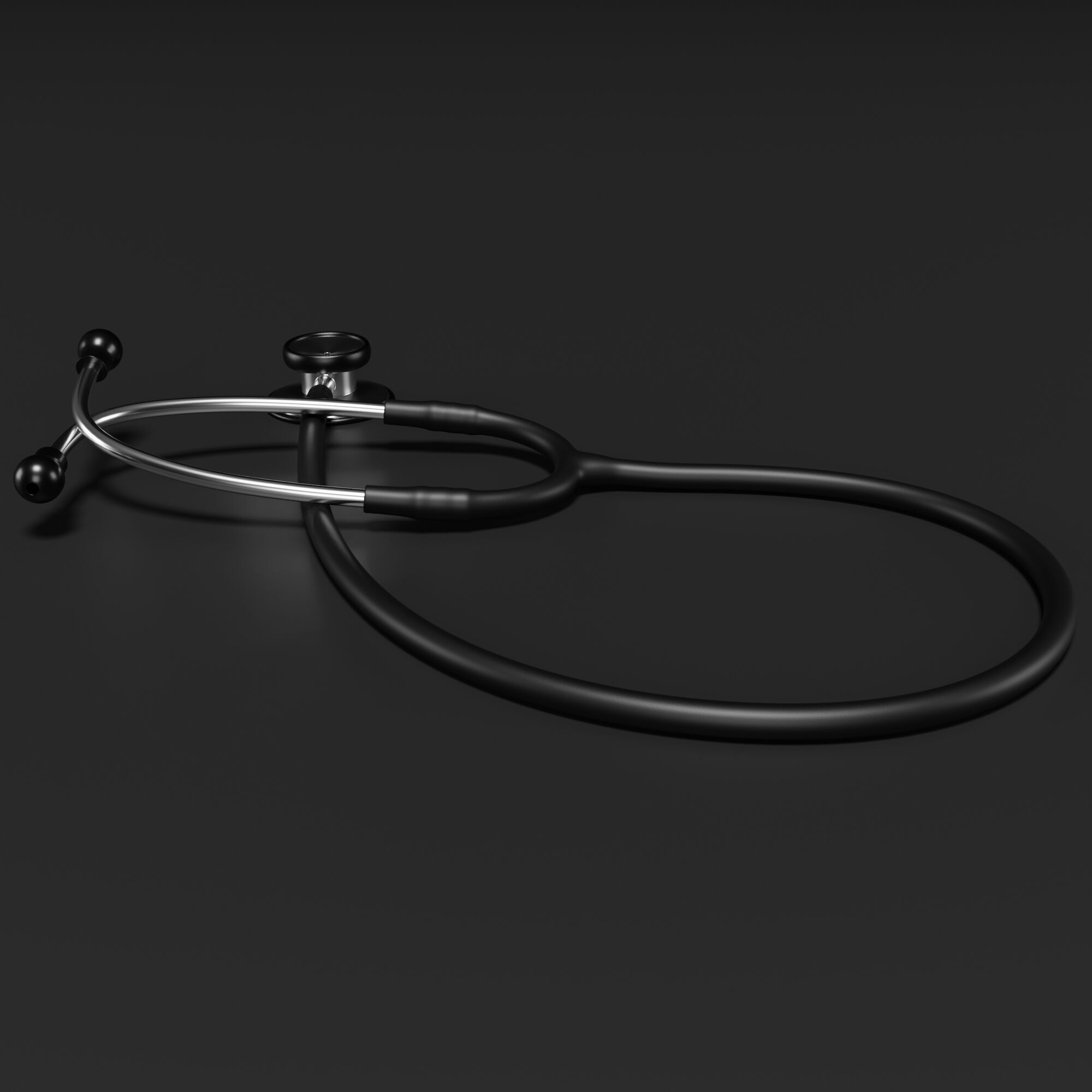 Stethoscope 3D model_4