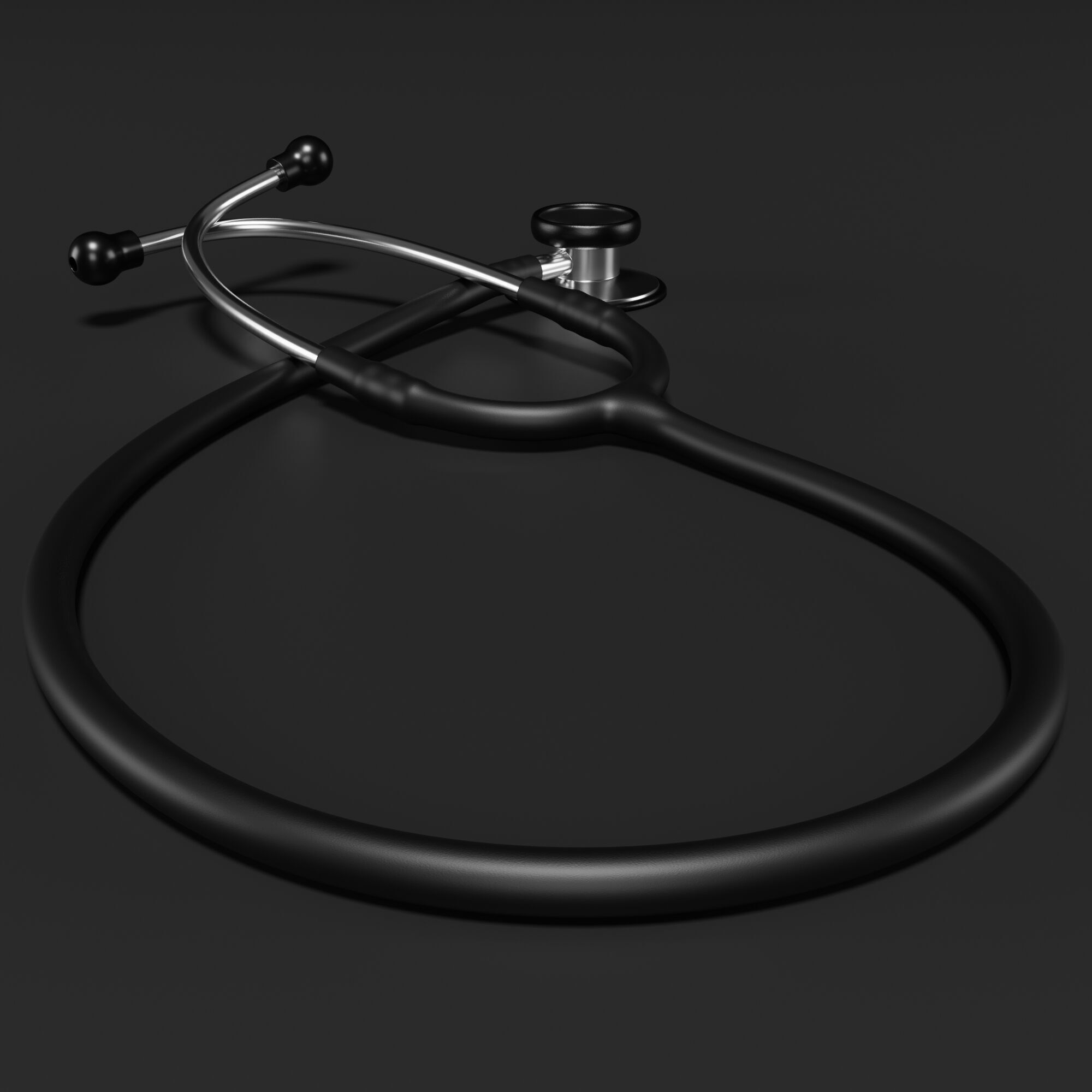 Stethoscope 3D model_3