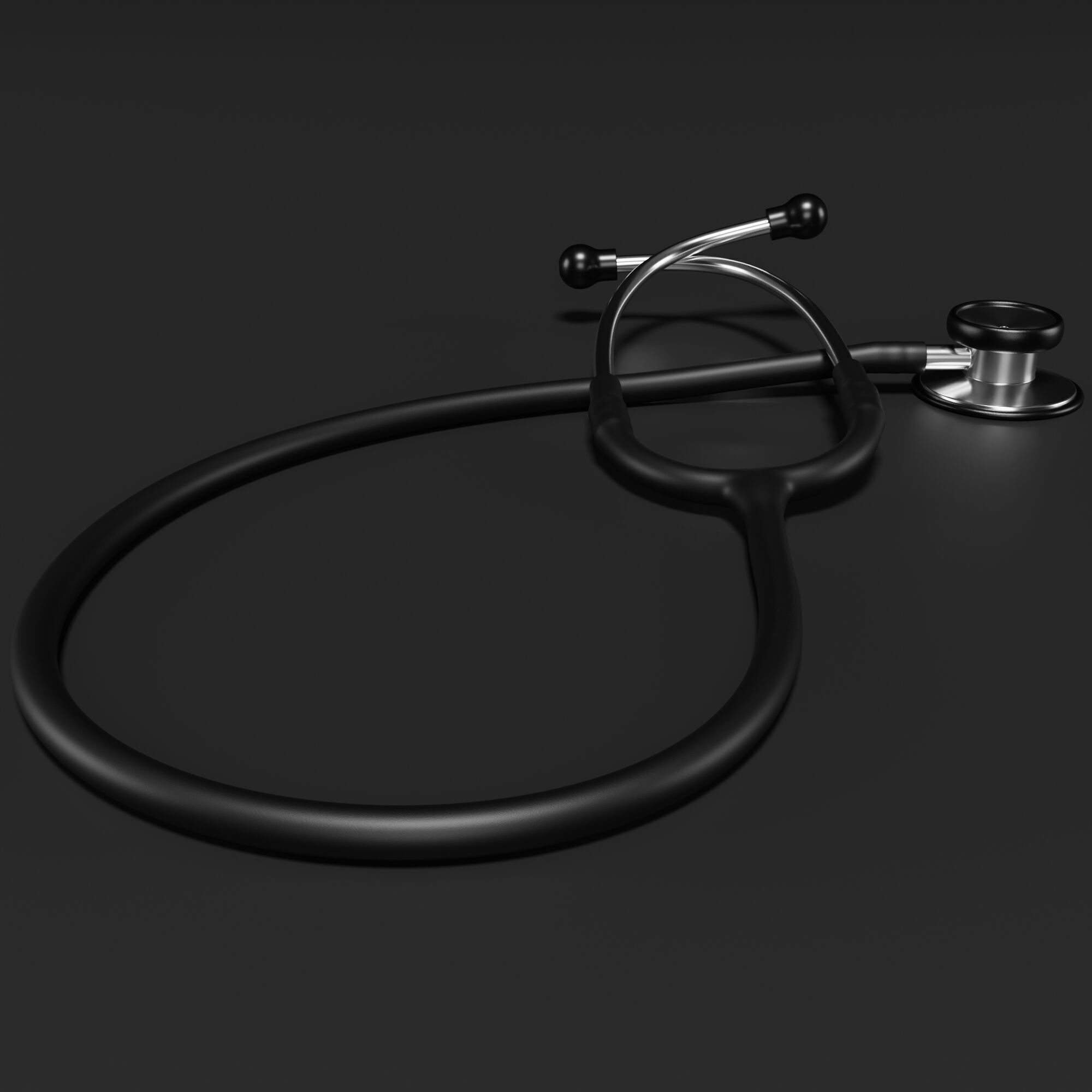 Stethoscope 3D model_2