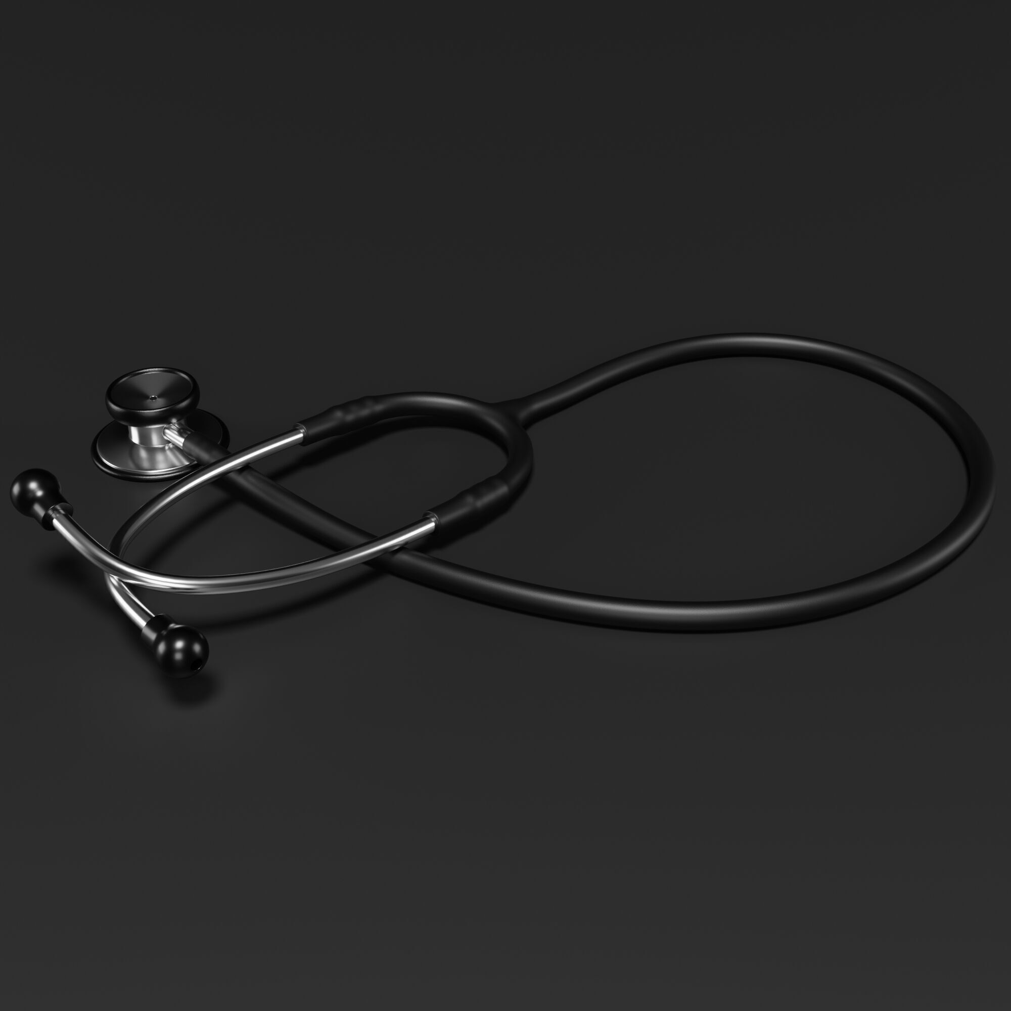 Stethoscope 3D model_5