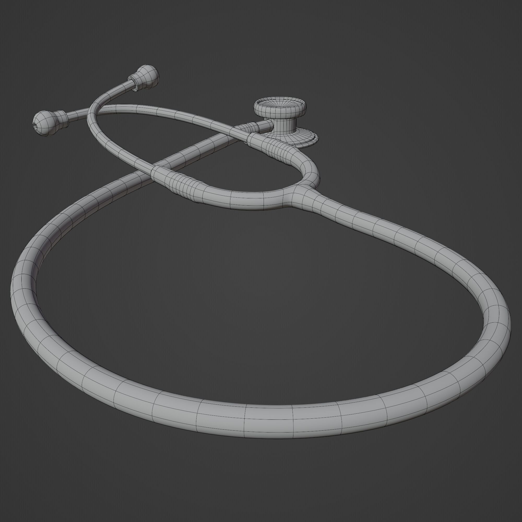 Stethoscope 3D model_11