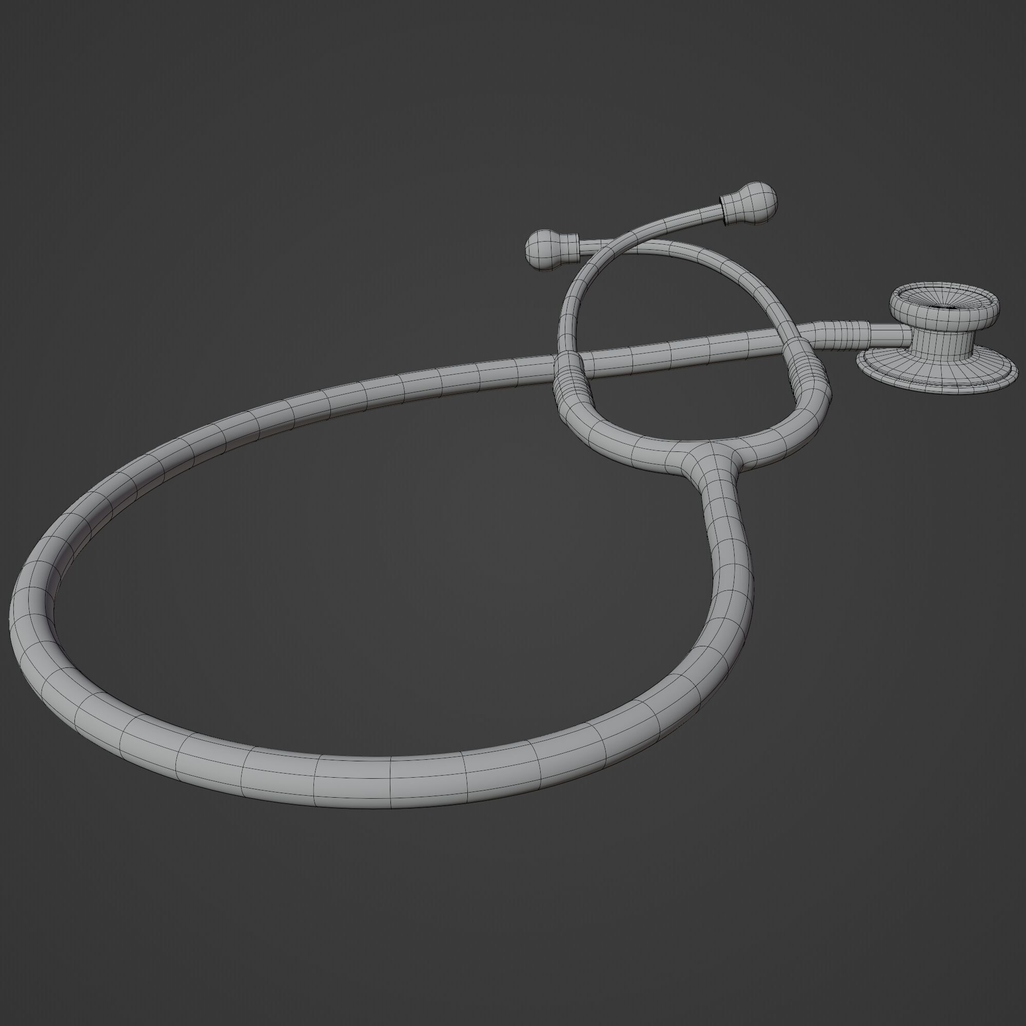 Stethoscope 3D model_10