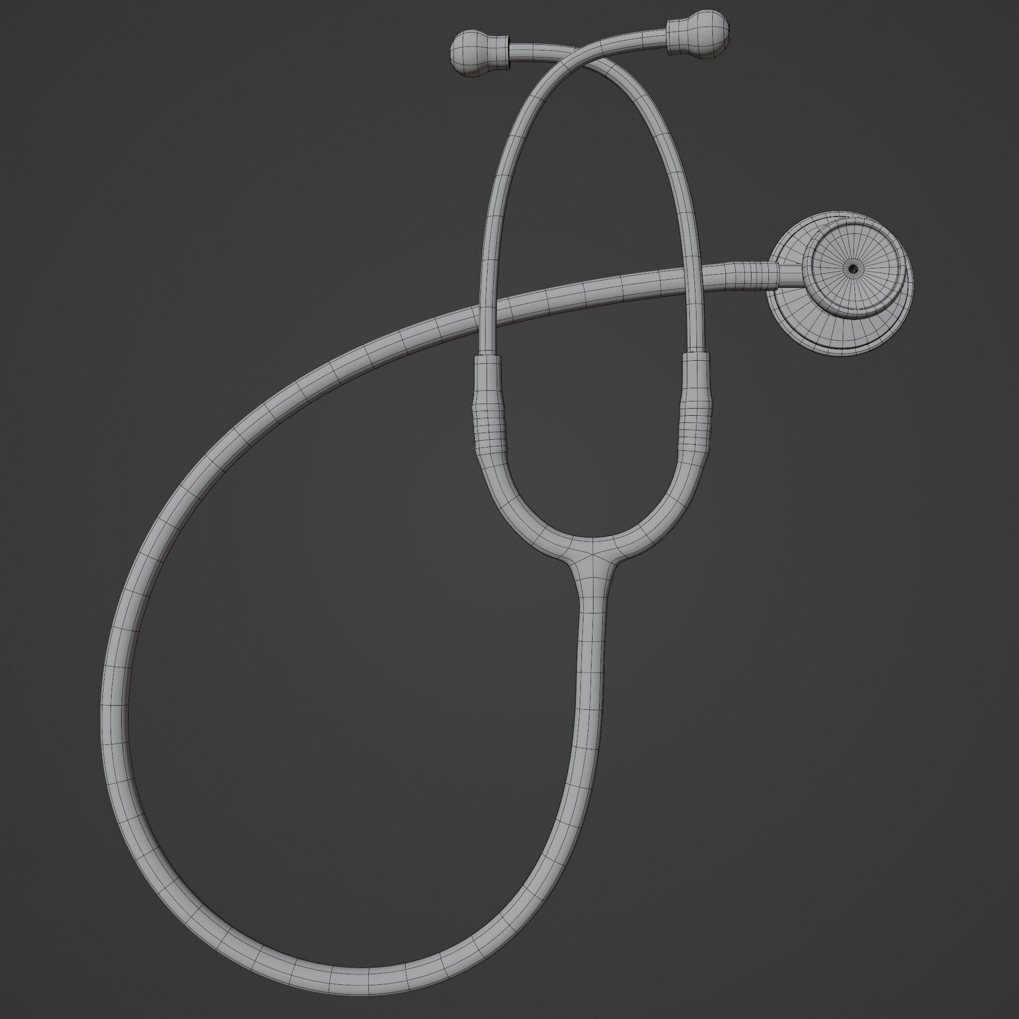 Stethoscope 3D model_9
