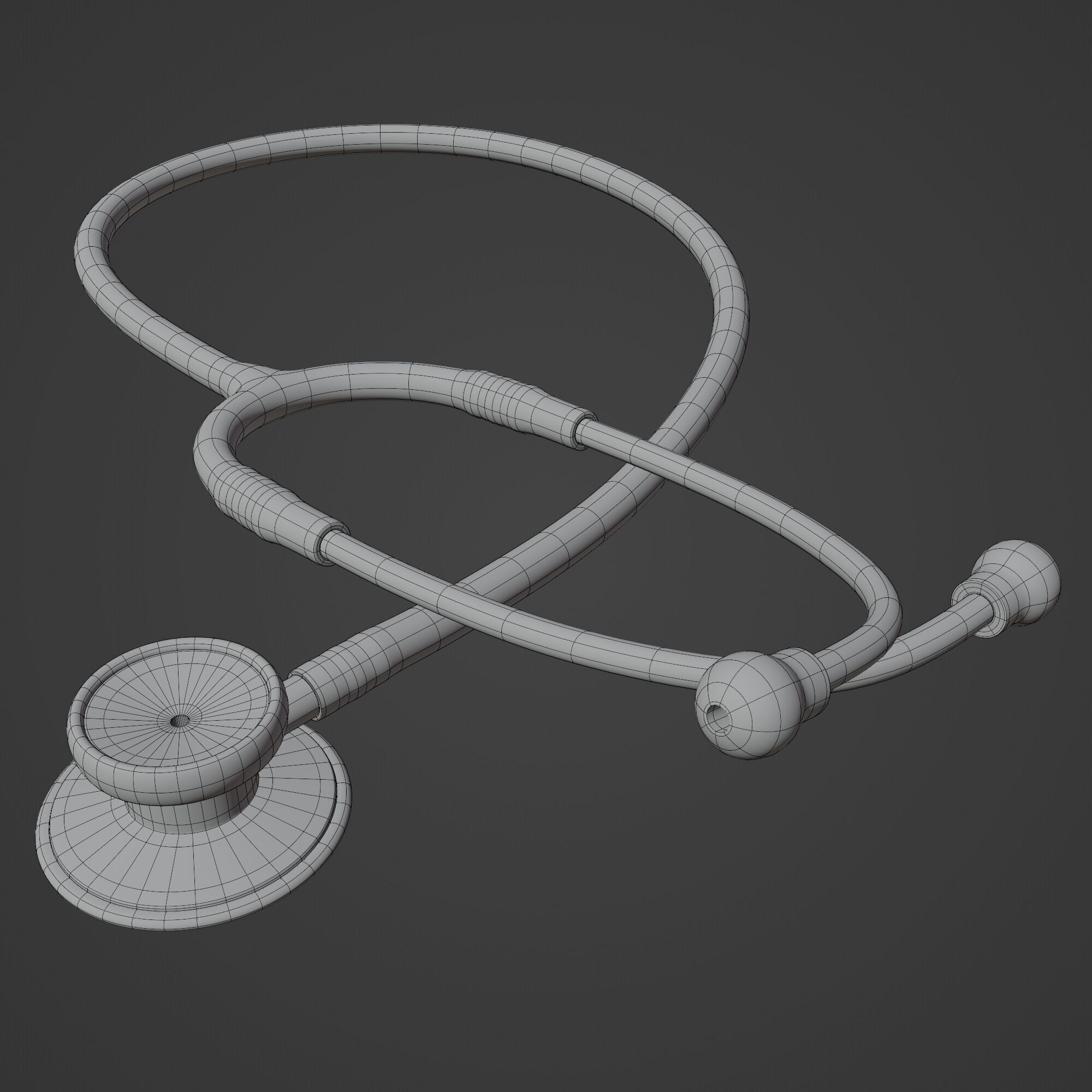 Stethoscope 3D model_15