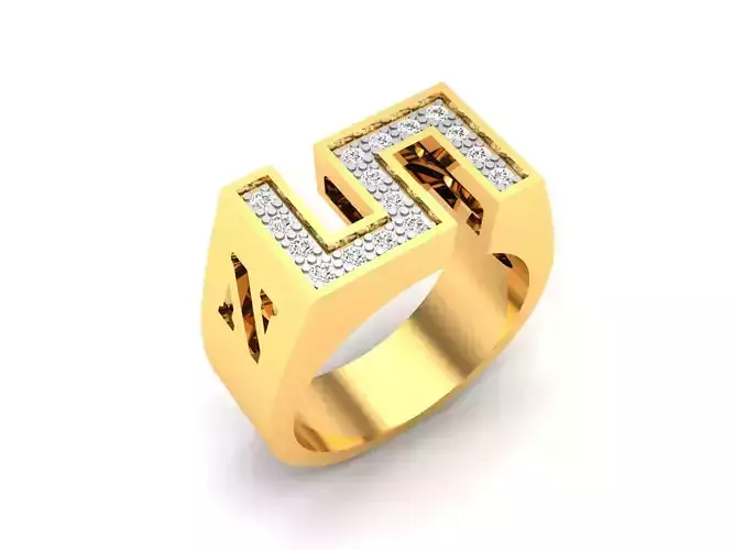 Mens Ring  Render 3dm STL OBJ FBX Details