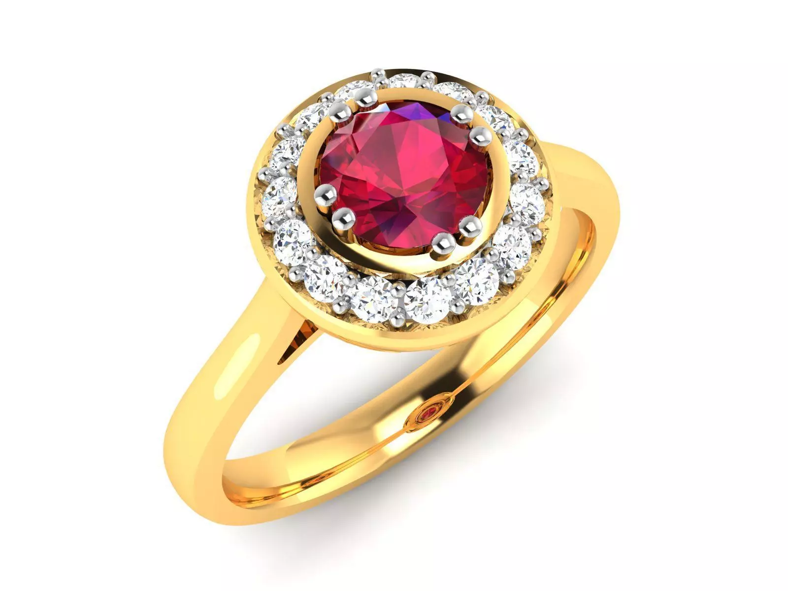 Women Ring Render 3dm STL OBJ FBX Details 3D print model_0