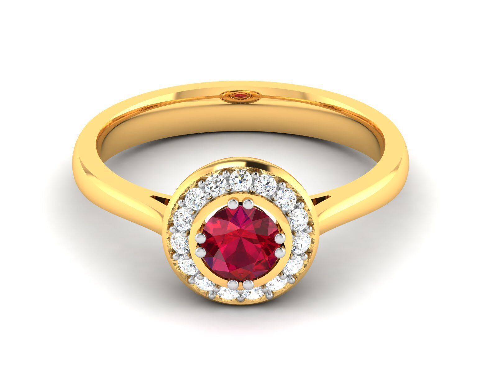 Women Ring Render 3dm STL OBJ FBX Details 3D print model_4