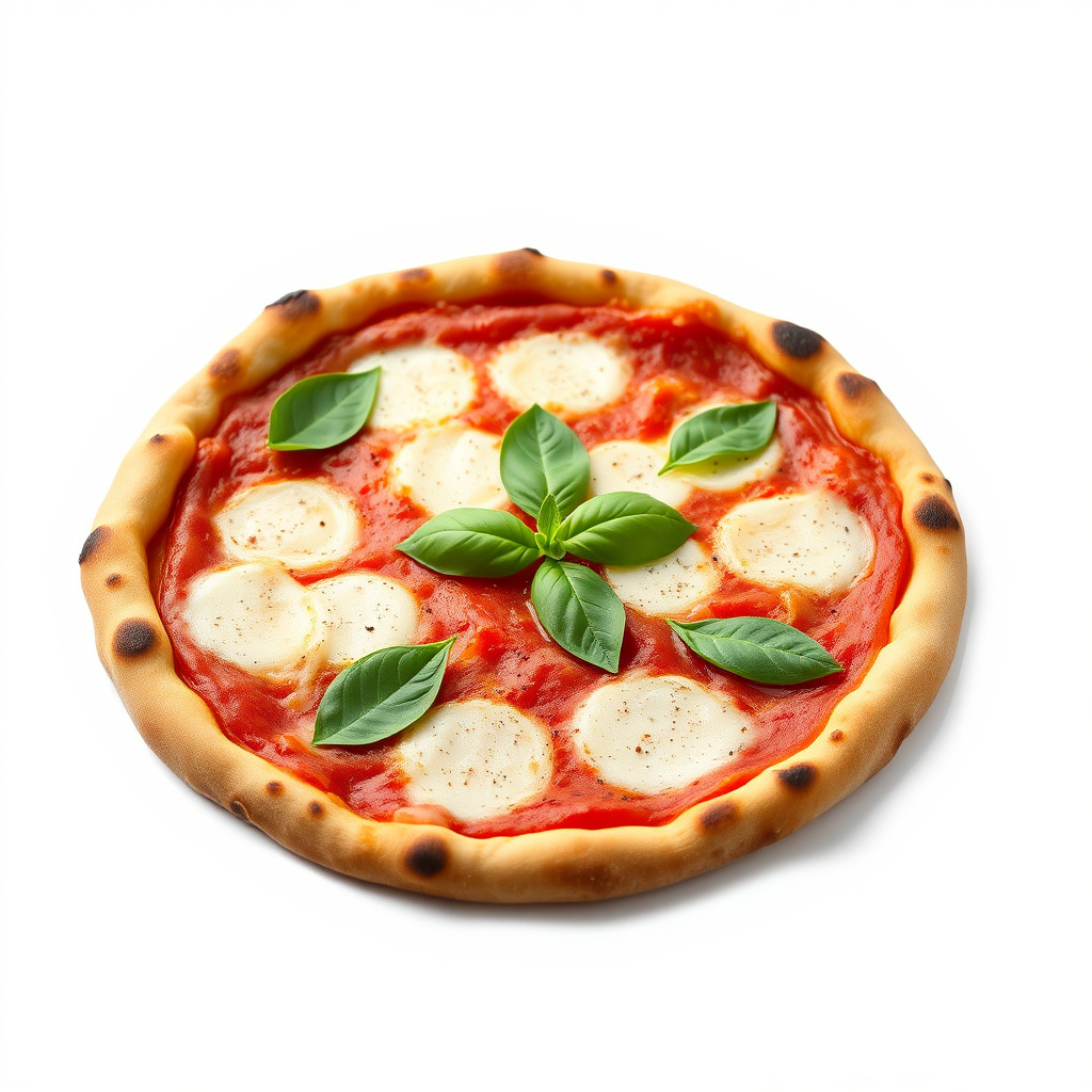 Neapolitan Pizza Model Pack with Charred Edges Low-poly 3D model_4
