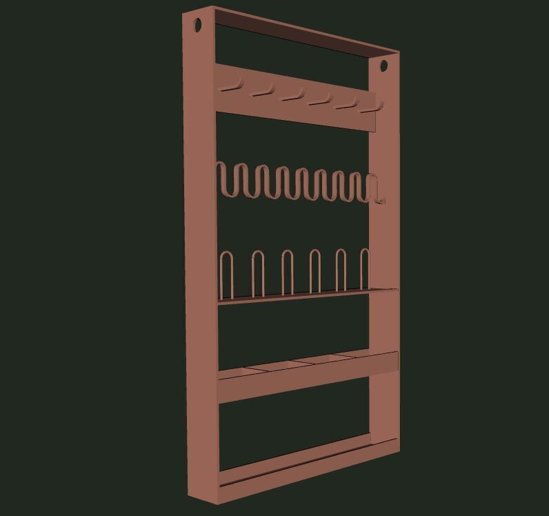 Jewelry Organizer 3D print model_2