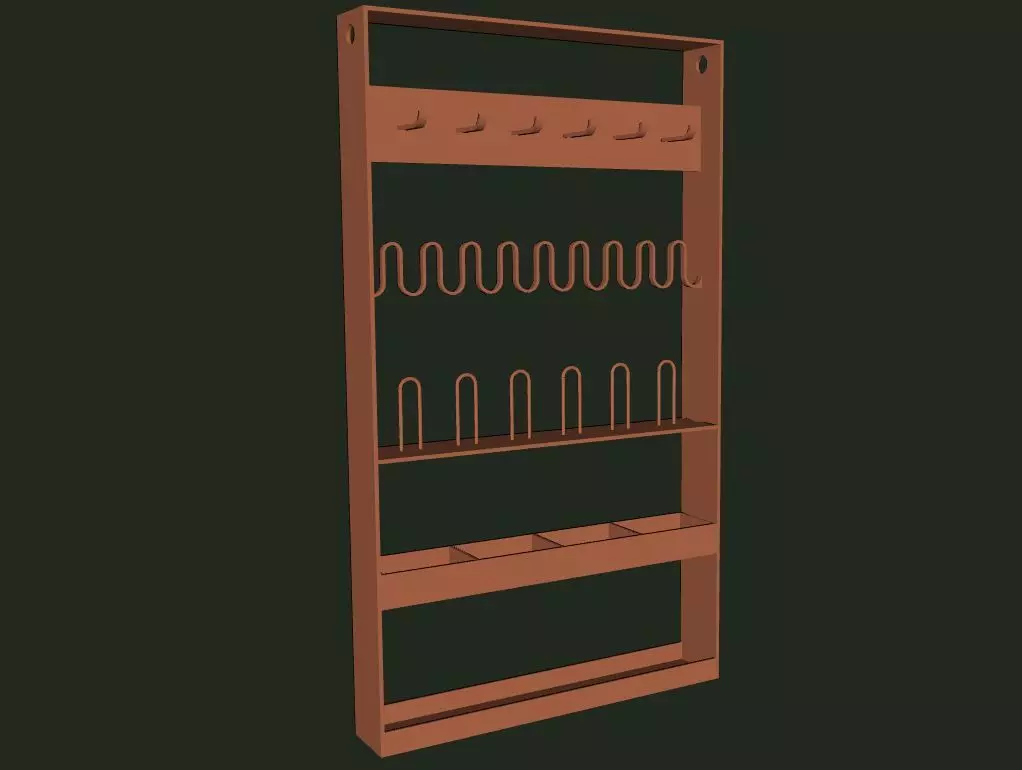 Jewelry Organizer 3D print model_0