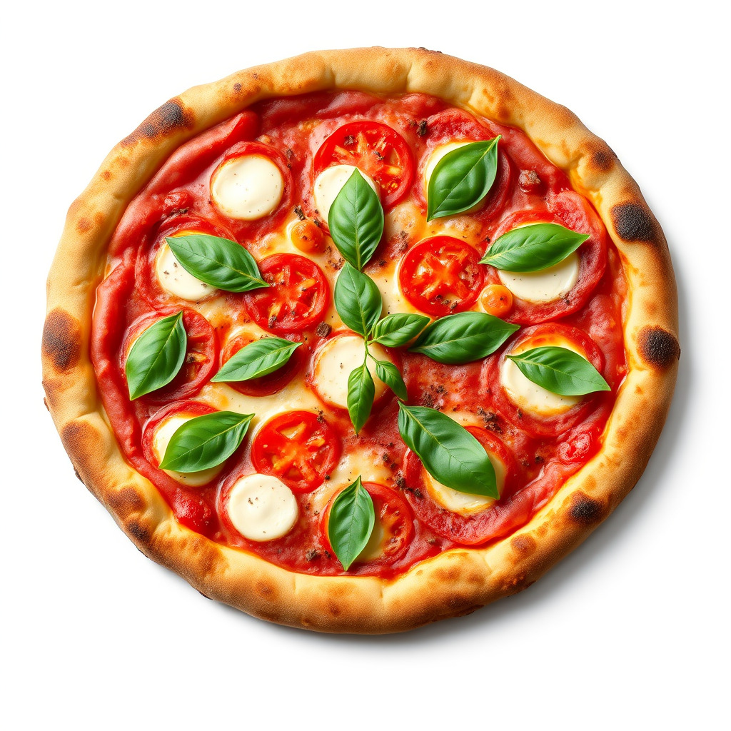 Realistic Margherita Pizza D model pack Low-poly 3D model_4