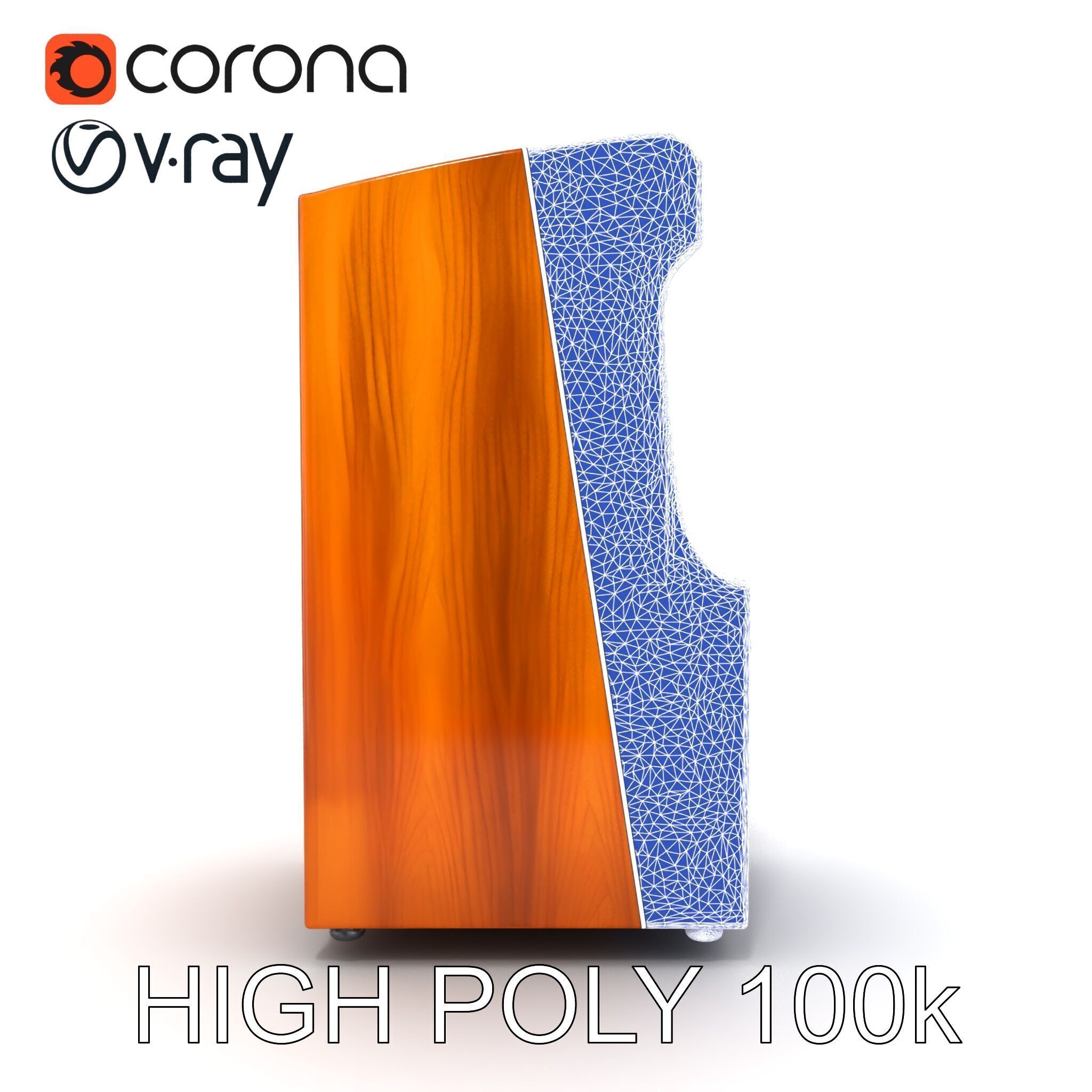 Vibrant SkeeBall Machine Wooden Exterior model pack Low-poly 3D model_25