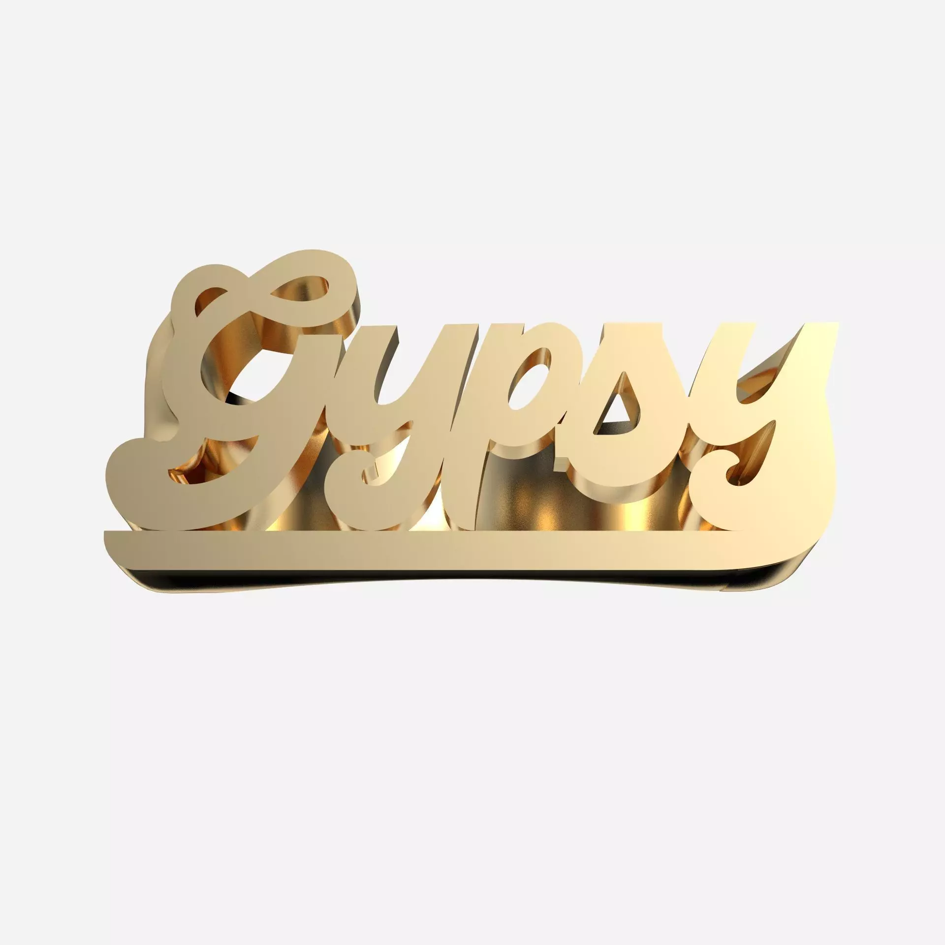 Custom Name Ring 3D print model