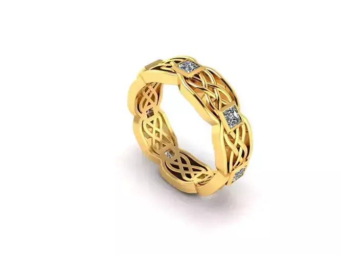 Women Ring  Render 3dm STL OBJ FBX Details