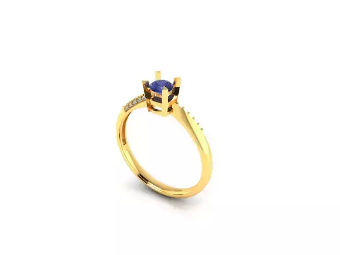 Women Ring  Render 3dm STL OBJ FBX Details