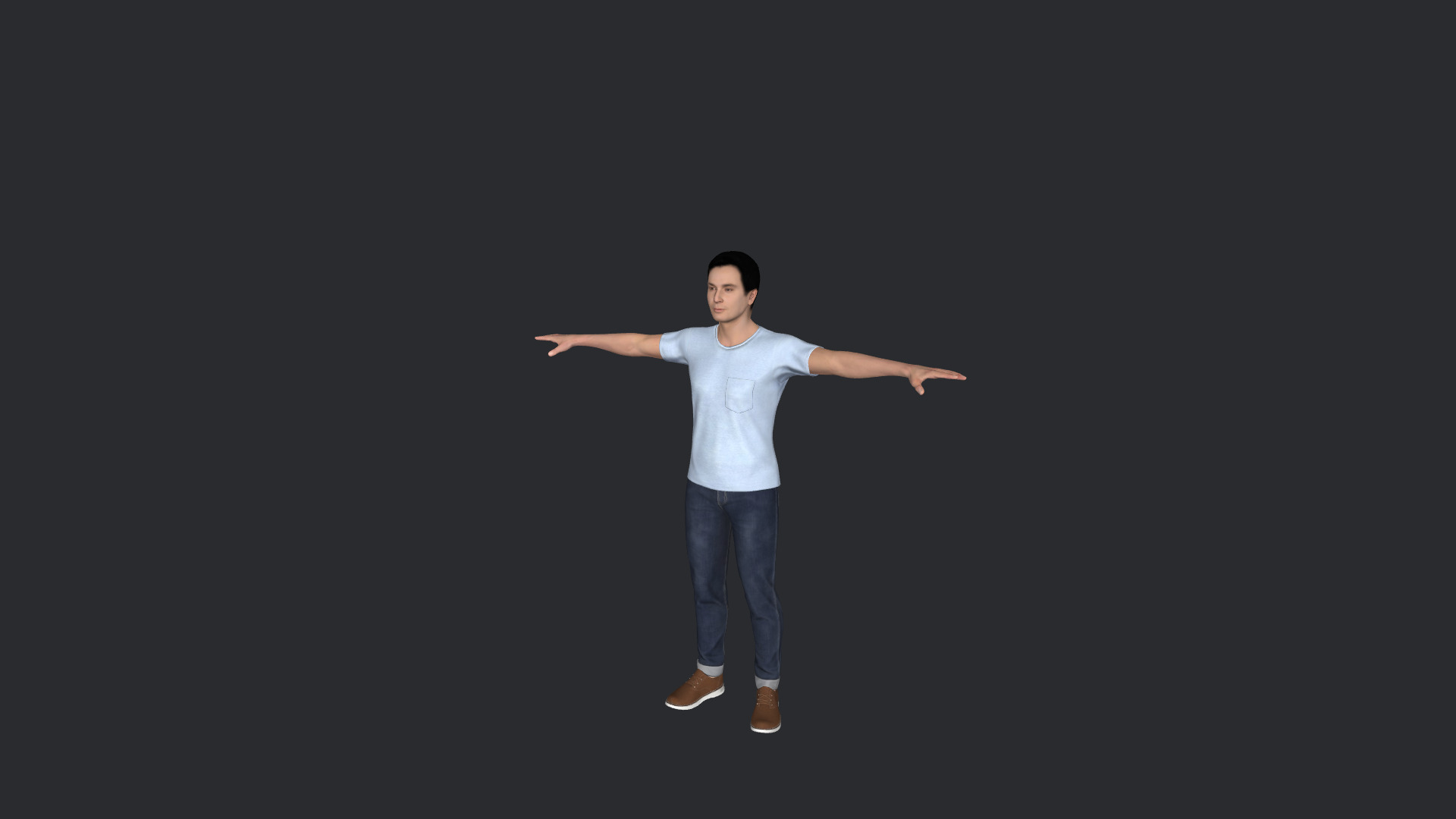Jimmy Fallon Hyper Realistic Full Body Fully Rigged 3D Character 3D model_5