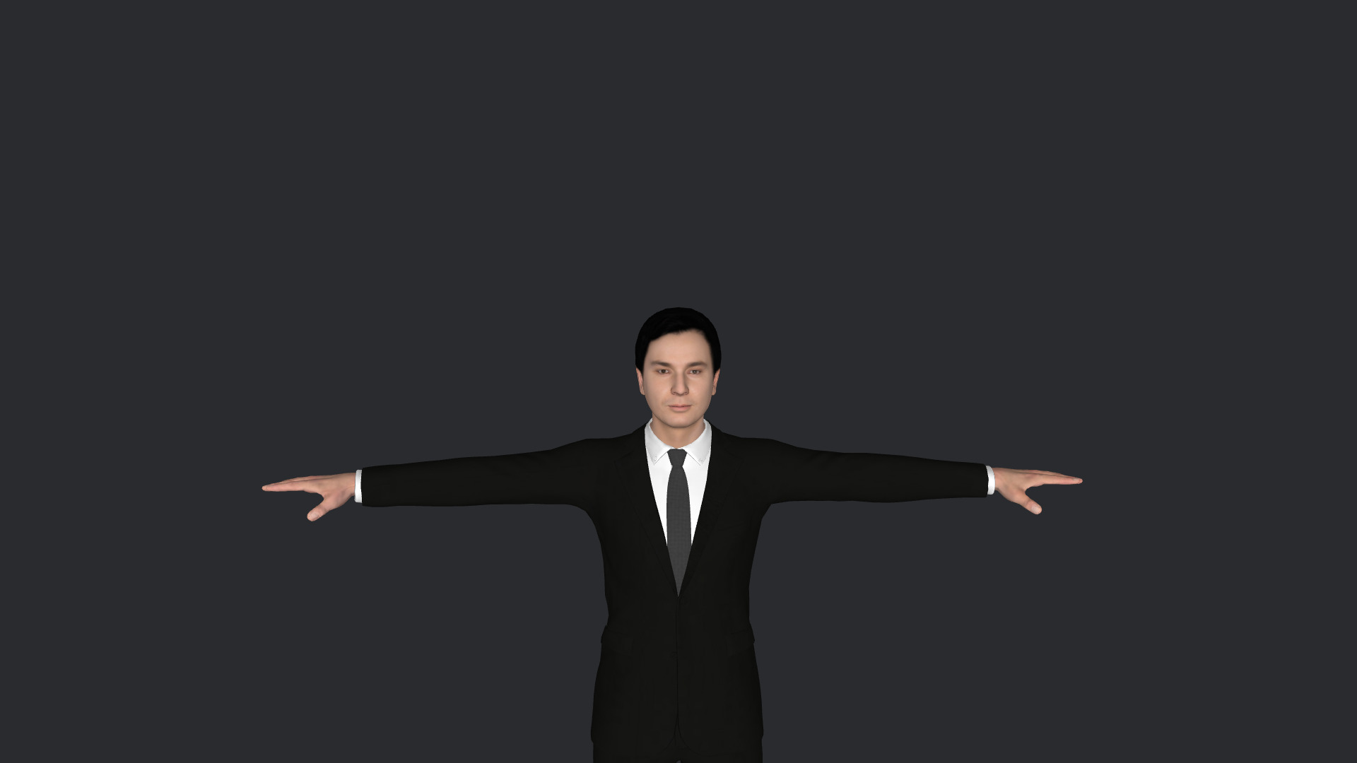 Jimmy Fallon Hyper Realistic Full Body Fully Rigged 3D Character 3D model_1